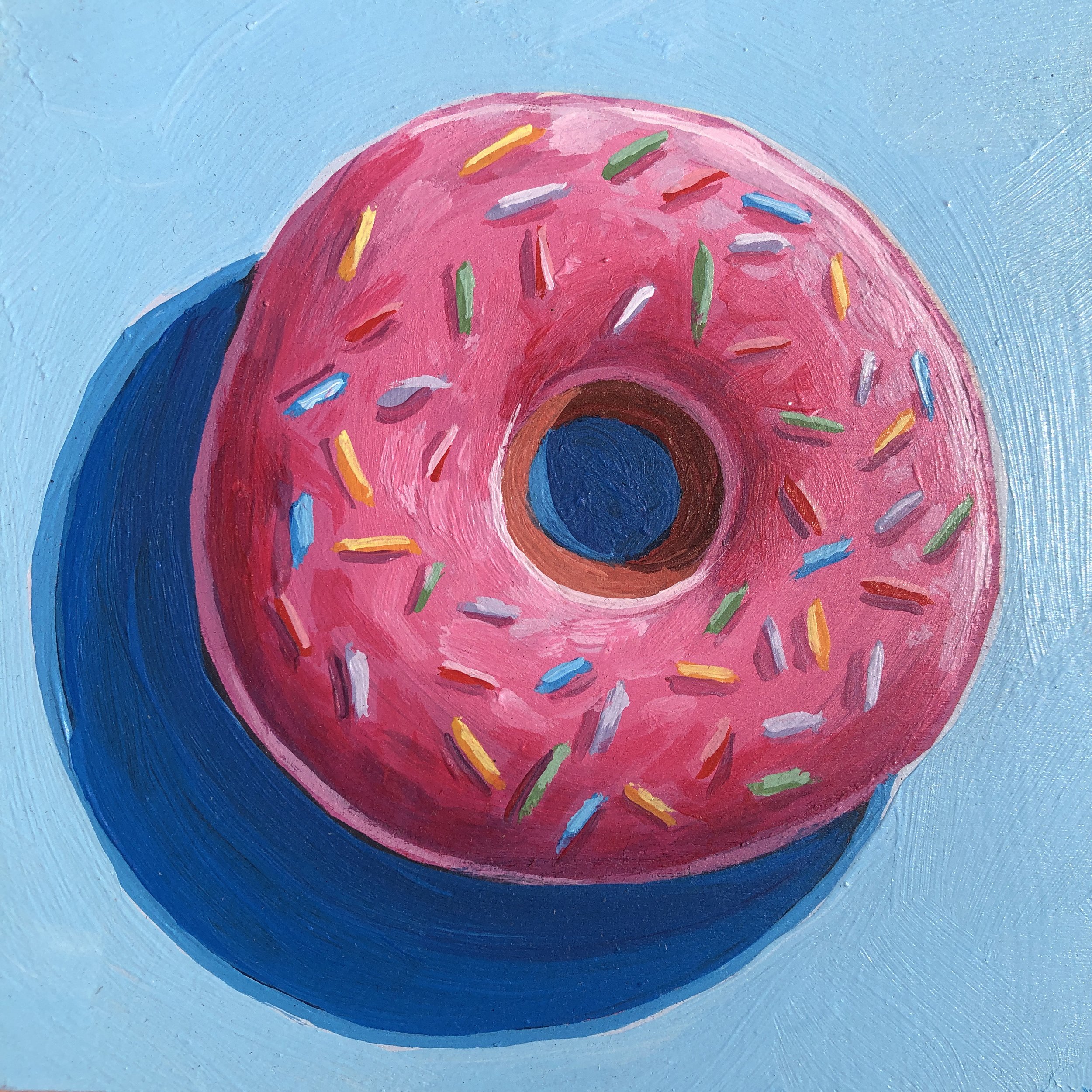 Pink Donut by James Mertke