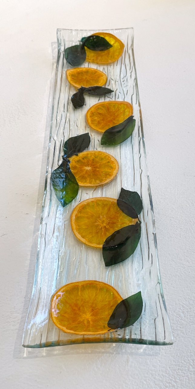 Orange Tray by Margaret Dorfman
