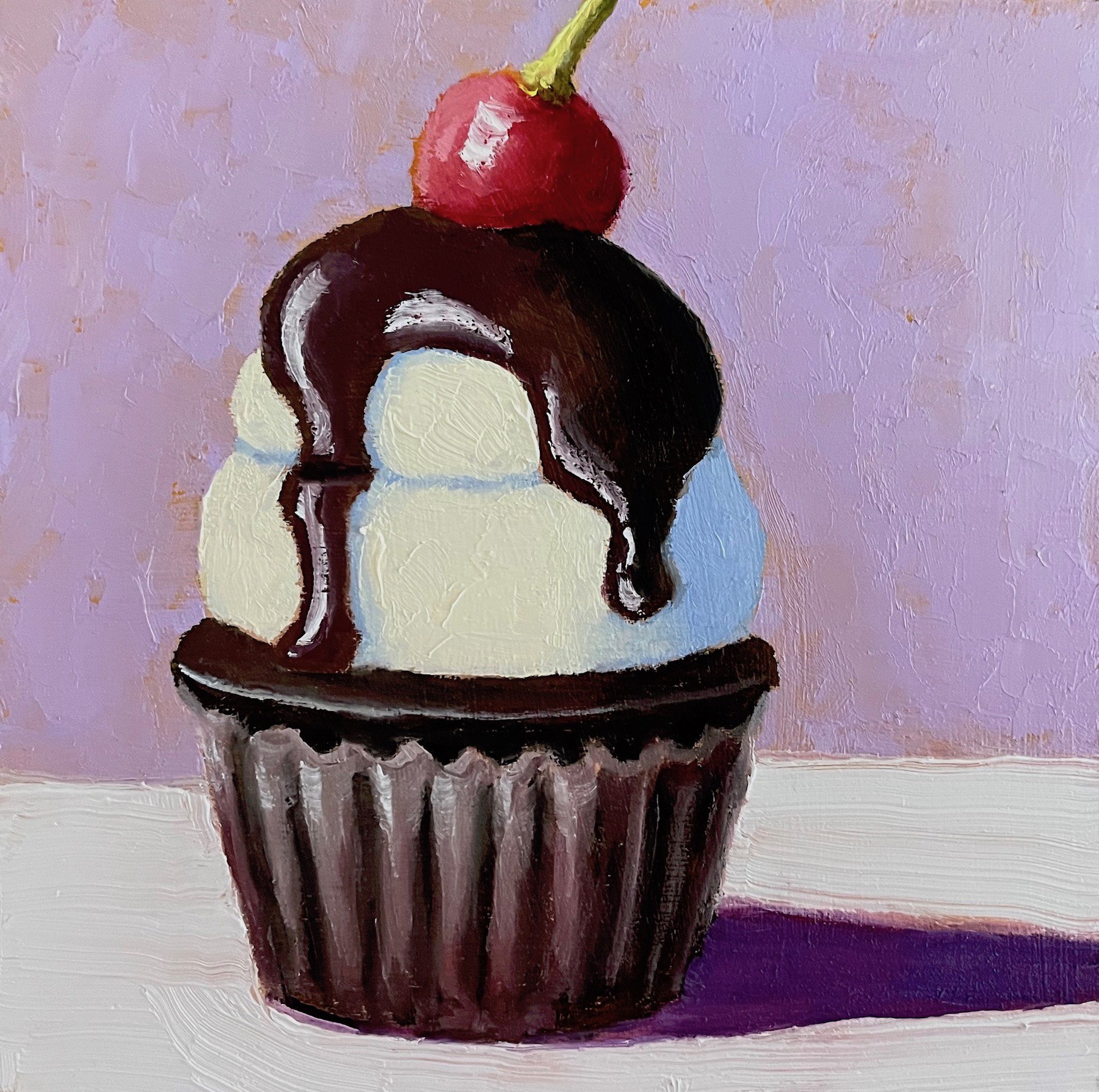 Chocolate Fudge Cupcake by Pat Doherty