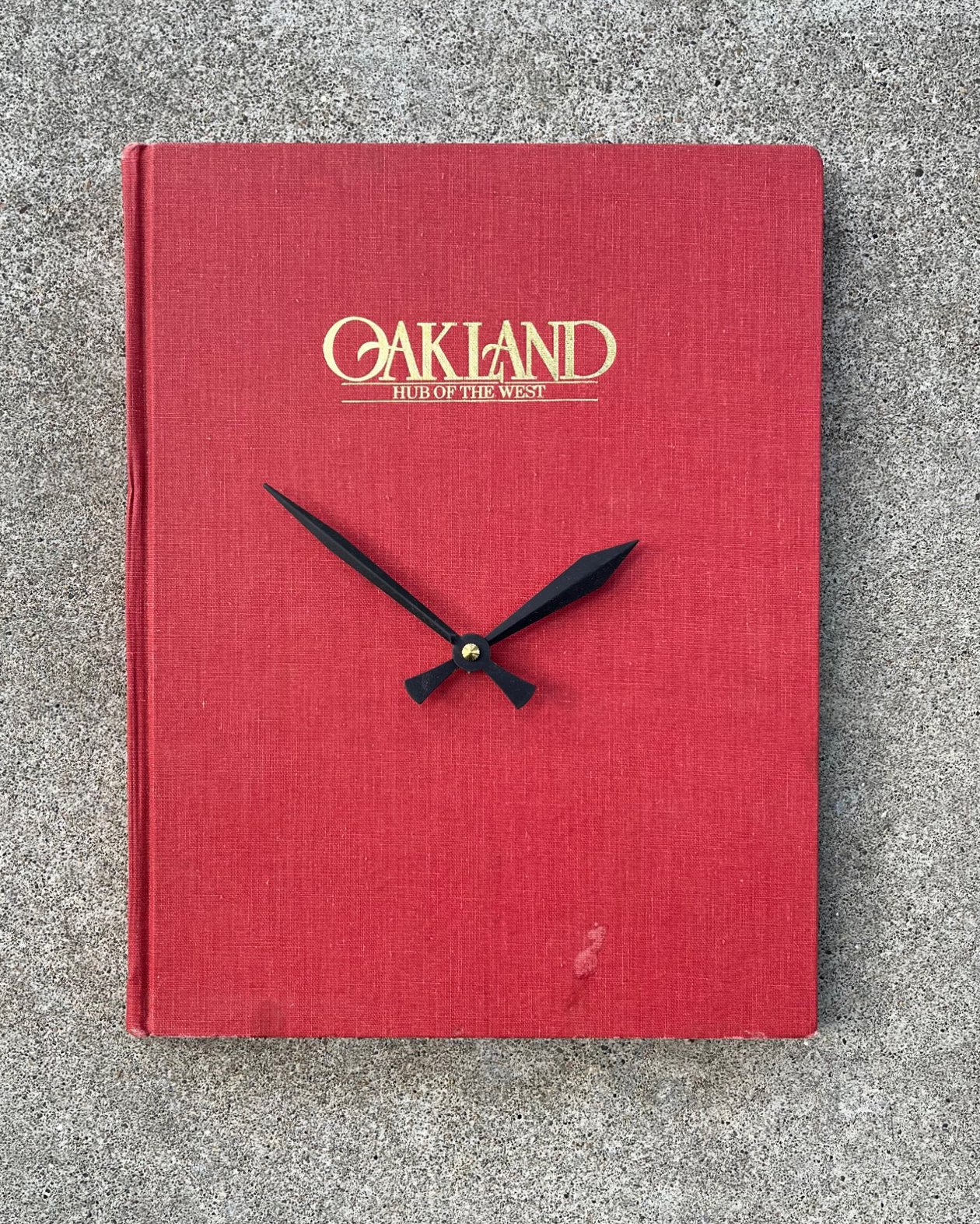 Oakland Book Clock by Jim Rosenau