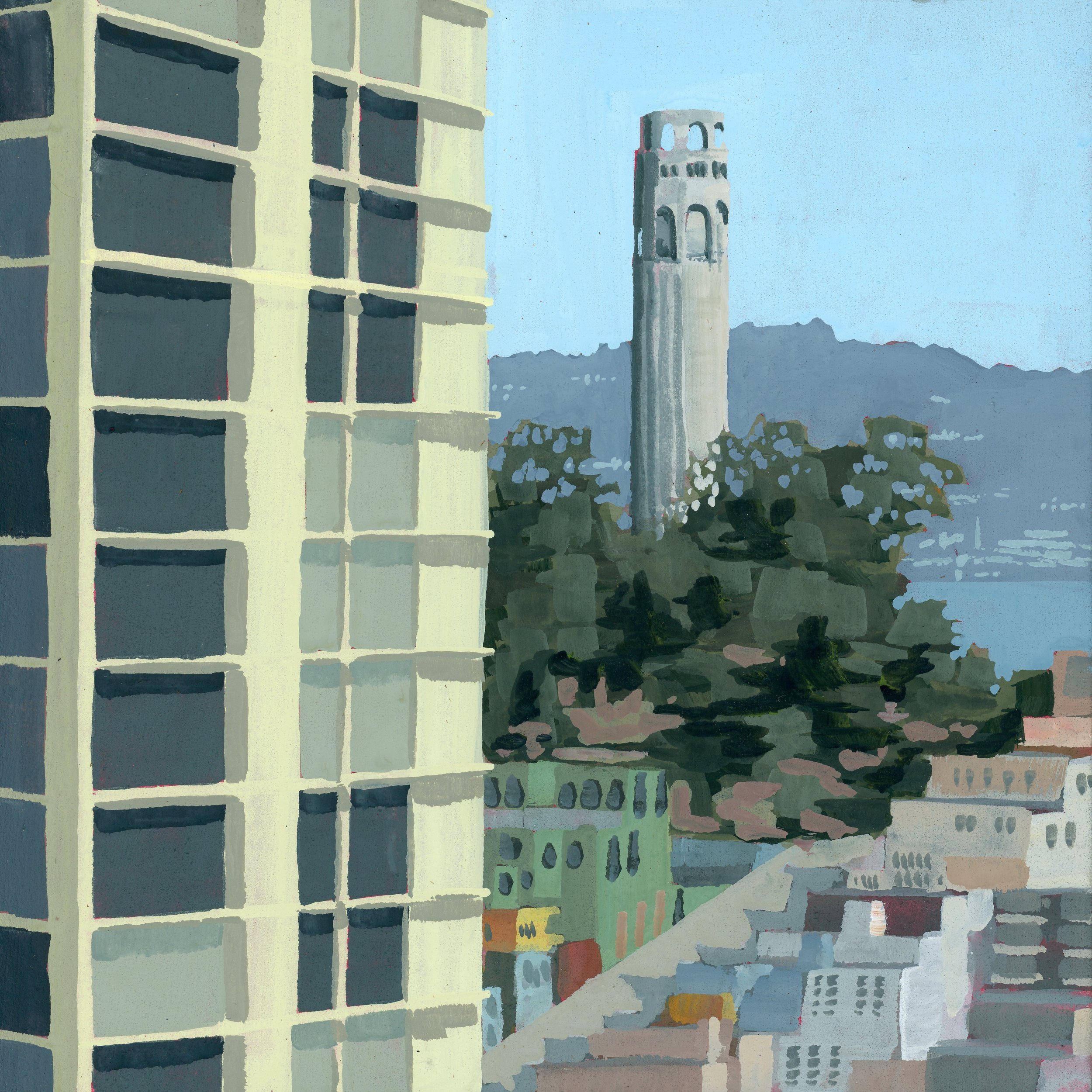 Coit Tower Skyscraper by Nathaniel J. Bice