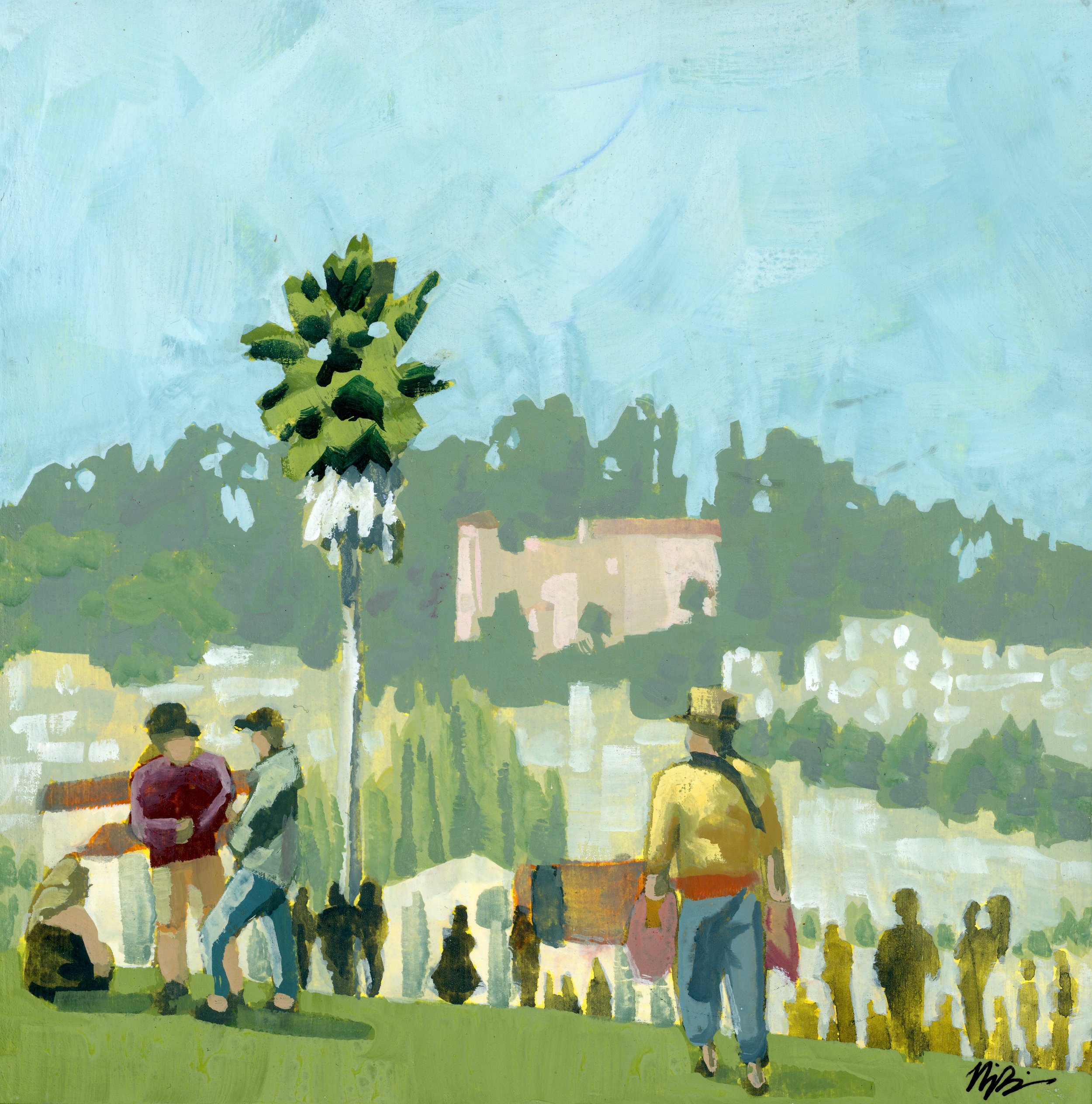 Dolores Park, Easter by Nathaniel J. Bice
