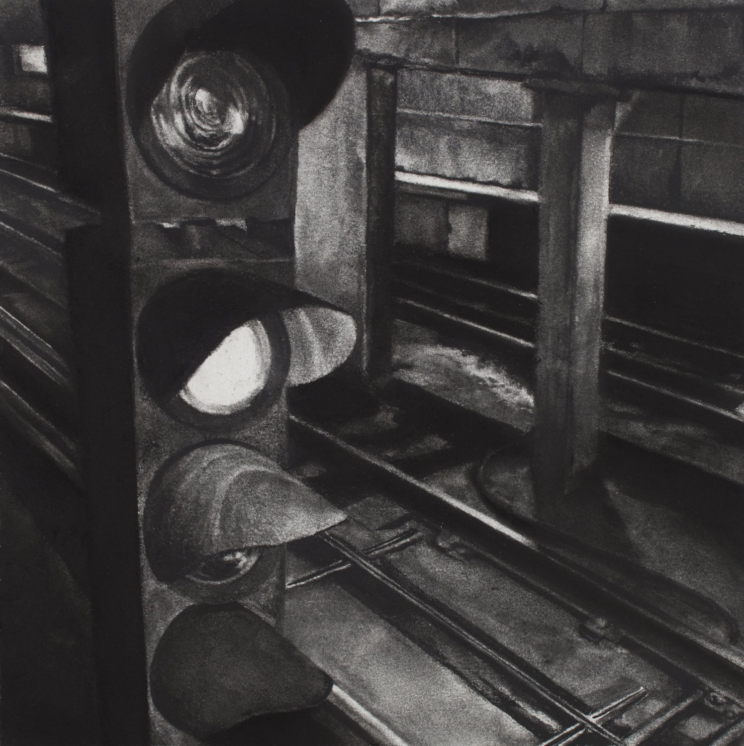 Drawings from the MUNI Tunnels #13 by Sarah Newton