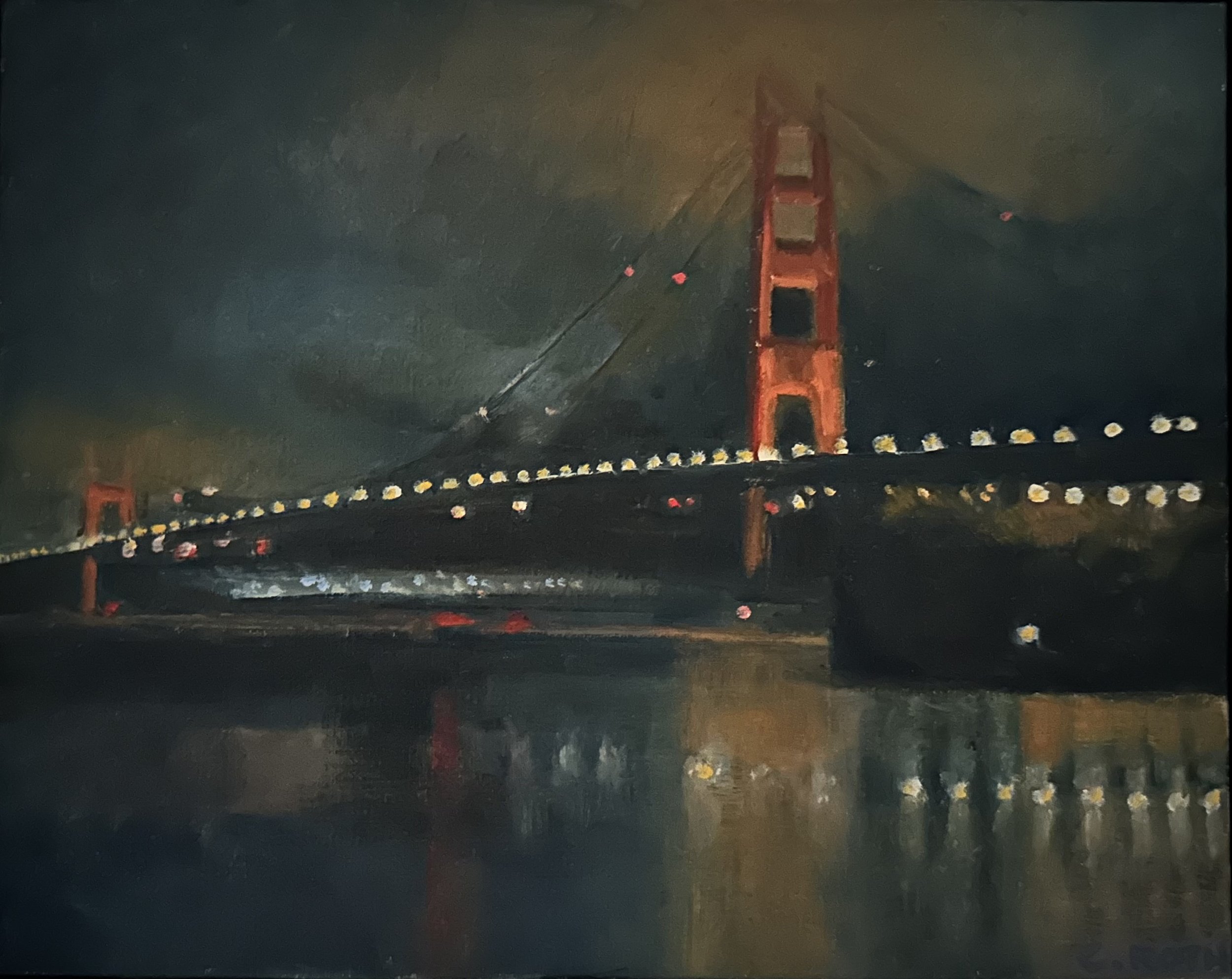 Golden Gate on a Fall Evening by Carla Roth