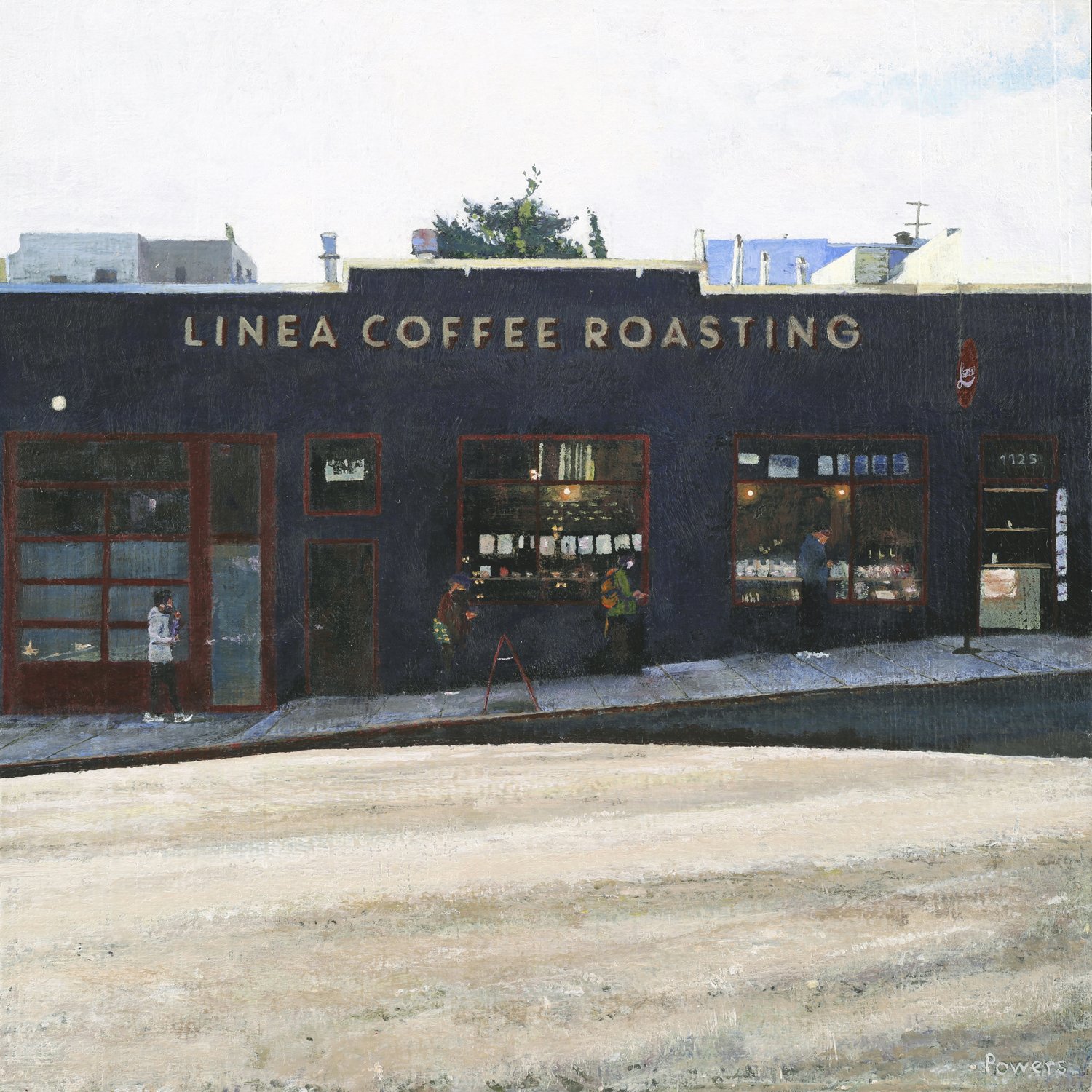 Six Feet Apart at Linea Coffee by Mark D. Powers