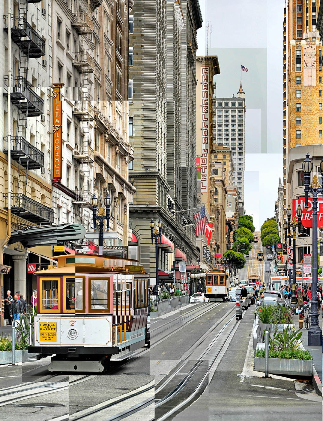 Cable Cars, Powell Street by Pep Ventosa