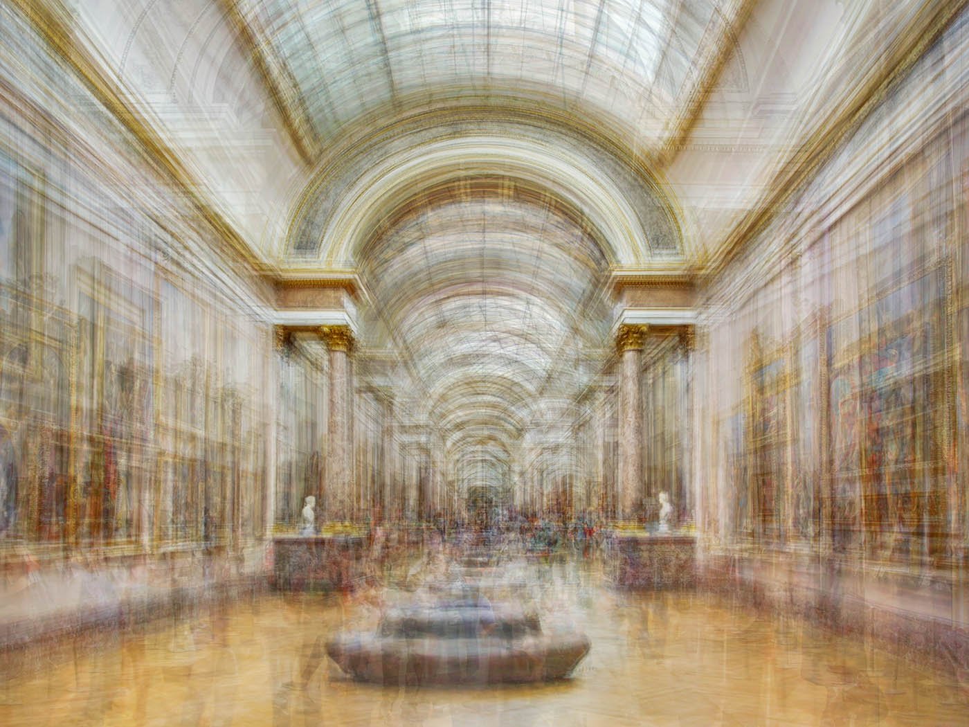 Grande Galerie, Louvre by Pep Ventosa