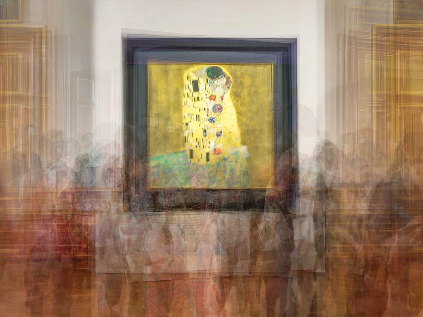 Klimt's The Kiss by Pep Ventosa