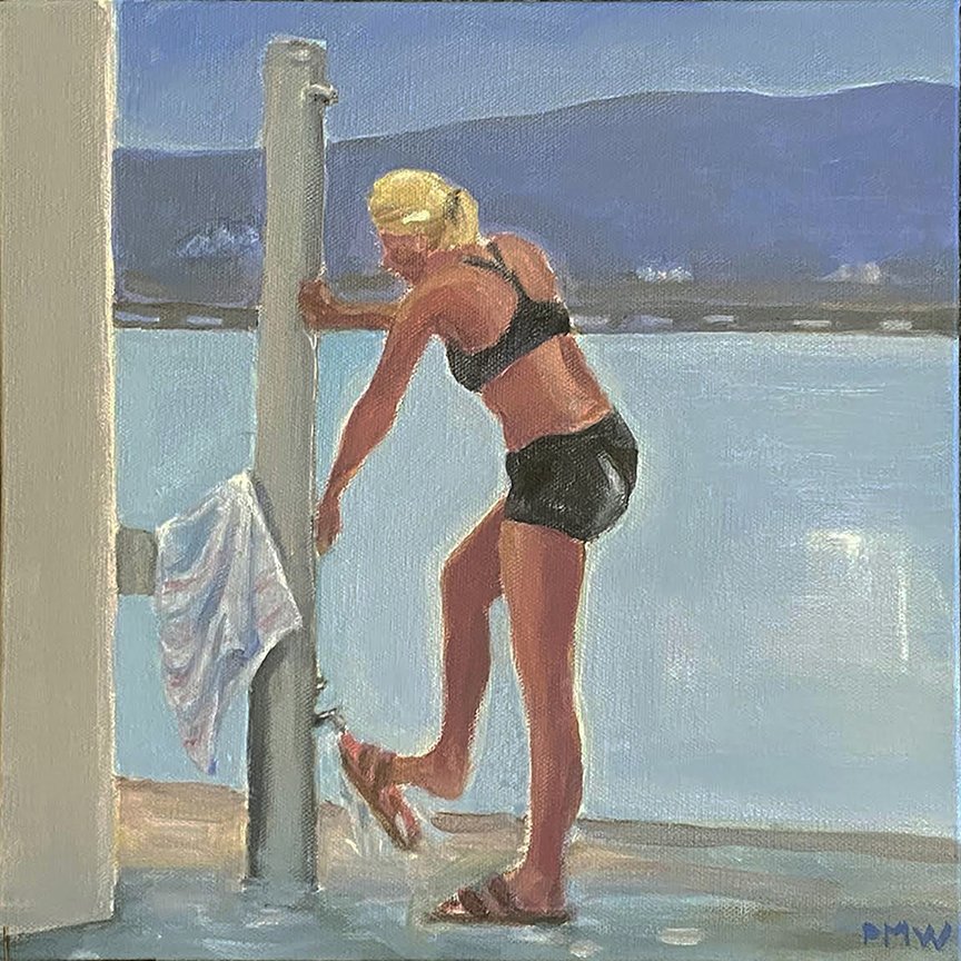 Swimmer, SF Bay by Patrice Wachs