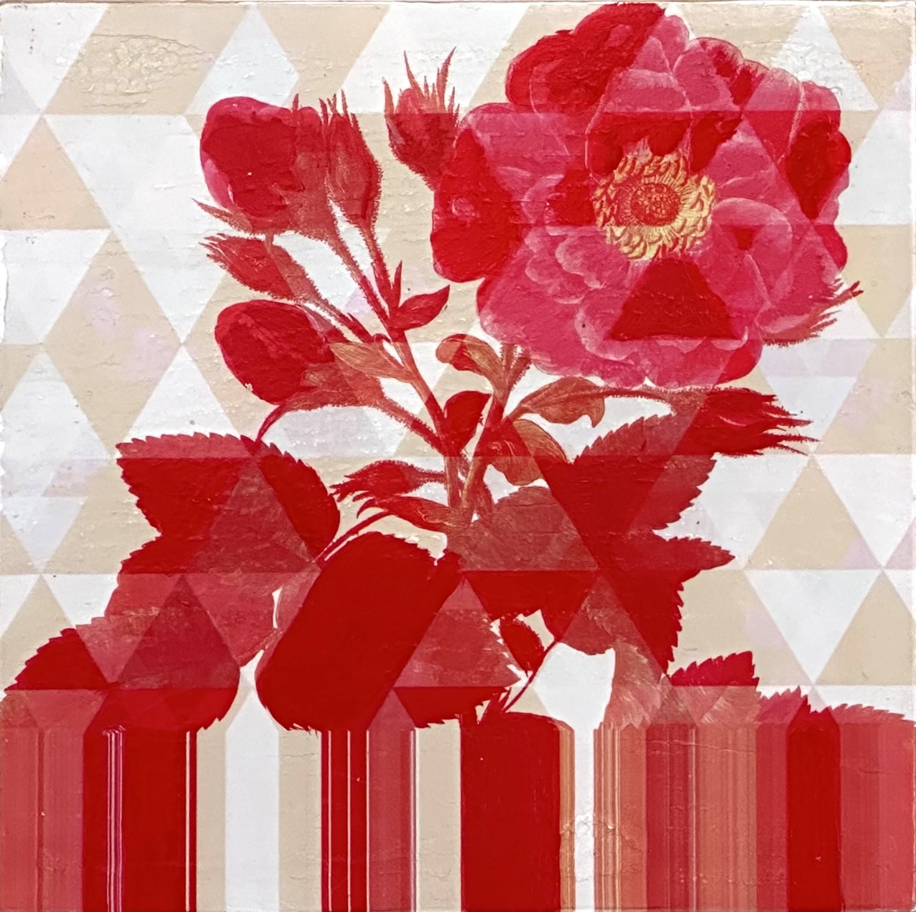 Rose Intersection by Karen Olsen-Dunn