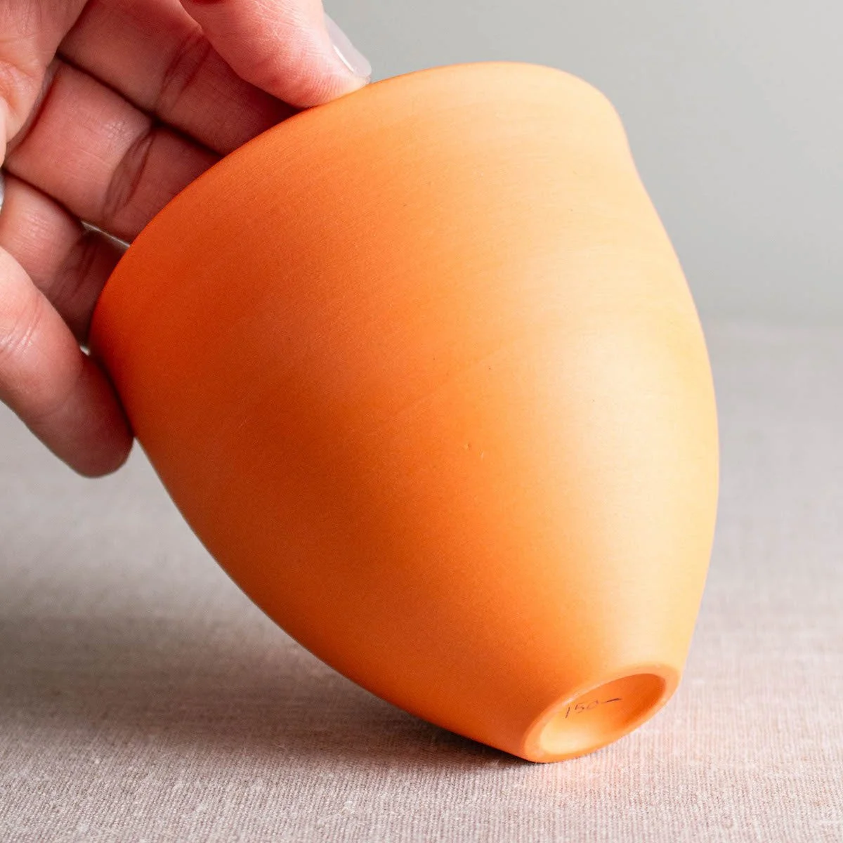 LFleming-075 Orange Porcelain Vessel-2.jpg