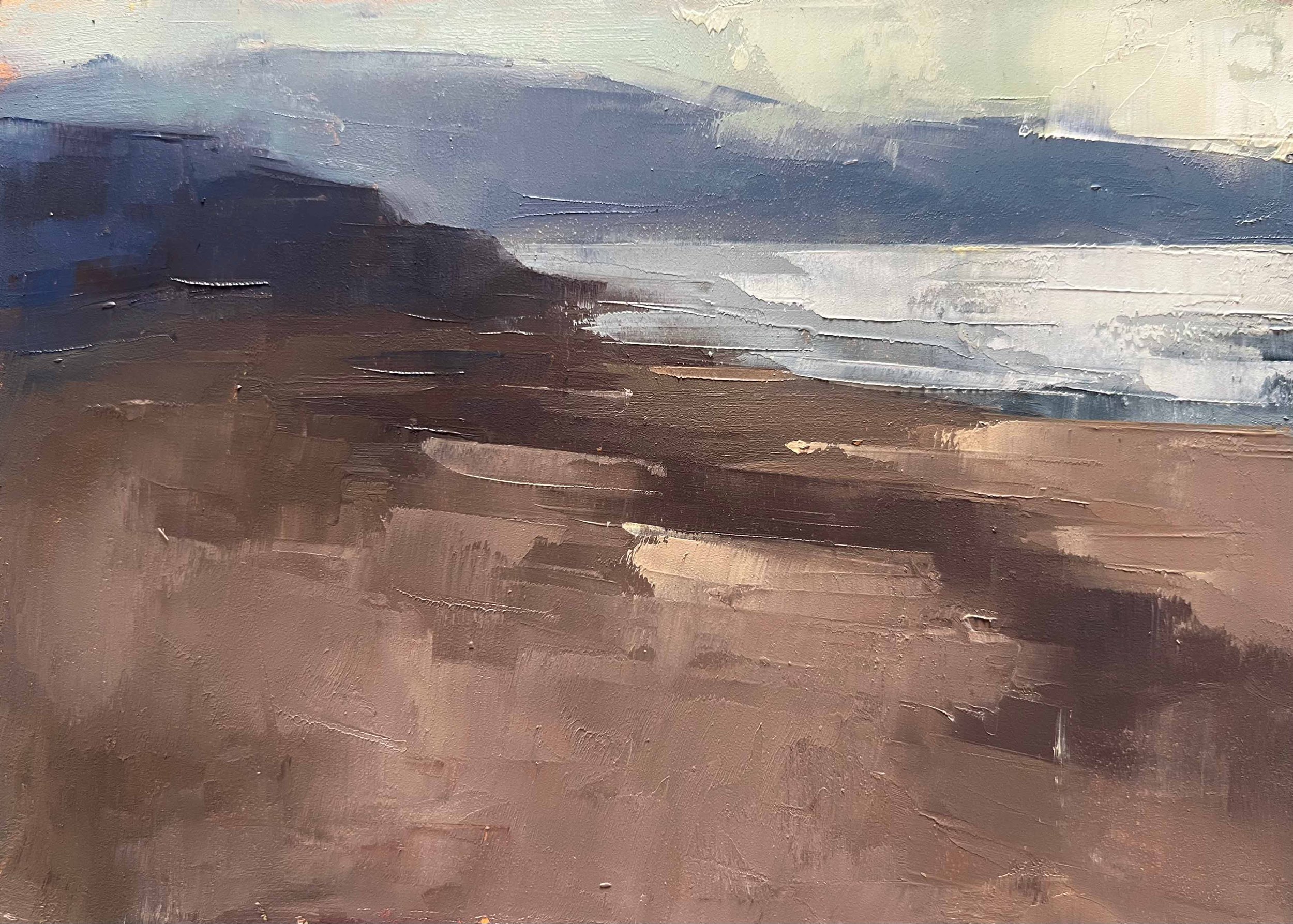 Ocean Beach Plein Air by Christina Kent