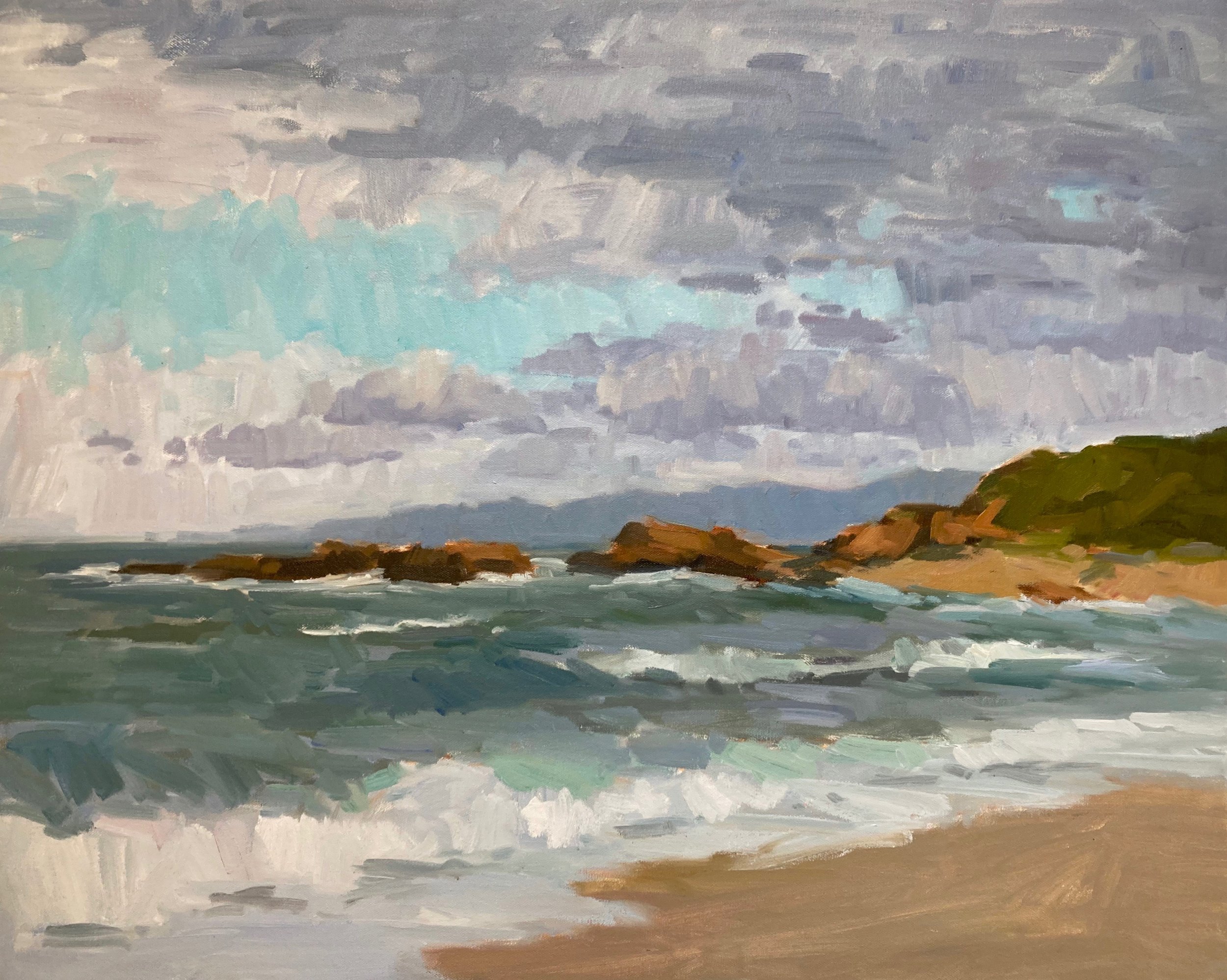 Clouds over Pescadero by Michael Chamberlain