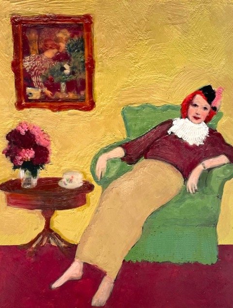 Lucy, after Edouard Vuillard by Linda Benenati