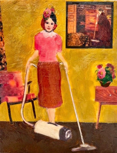 The Sweeper, after Edouard Vuillard by Linda Benenati