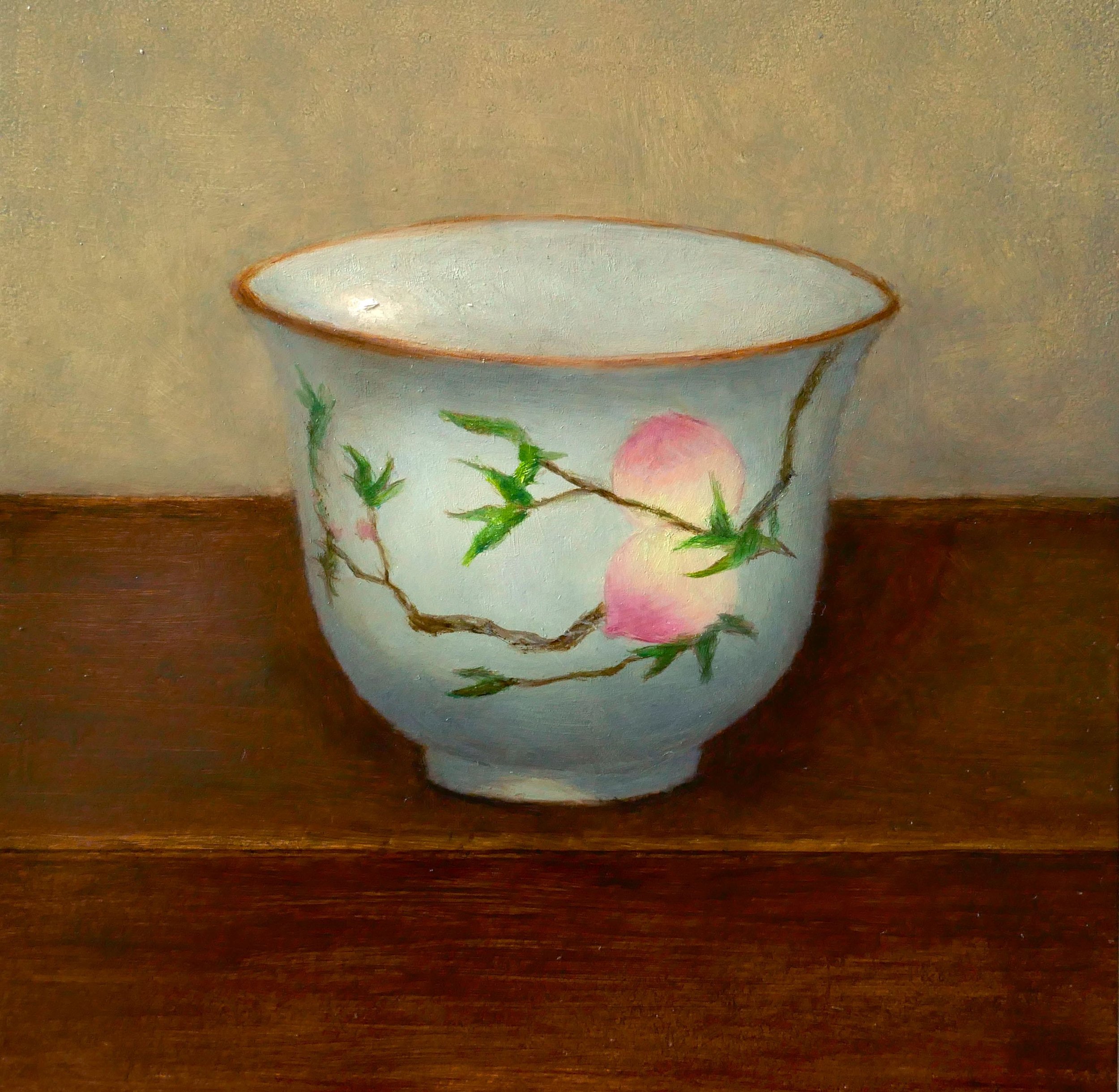 Peach Flower Cup by Qing Miao