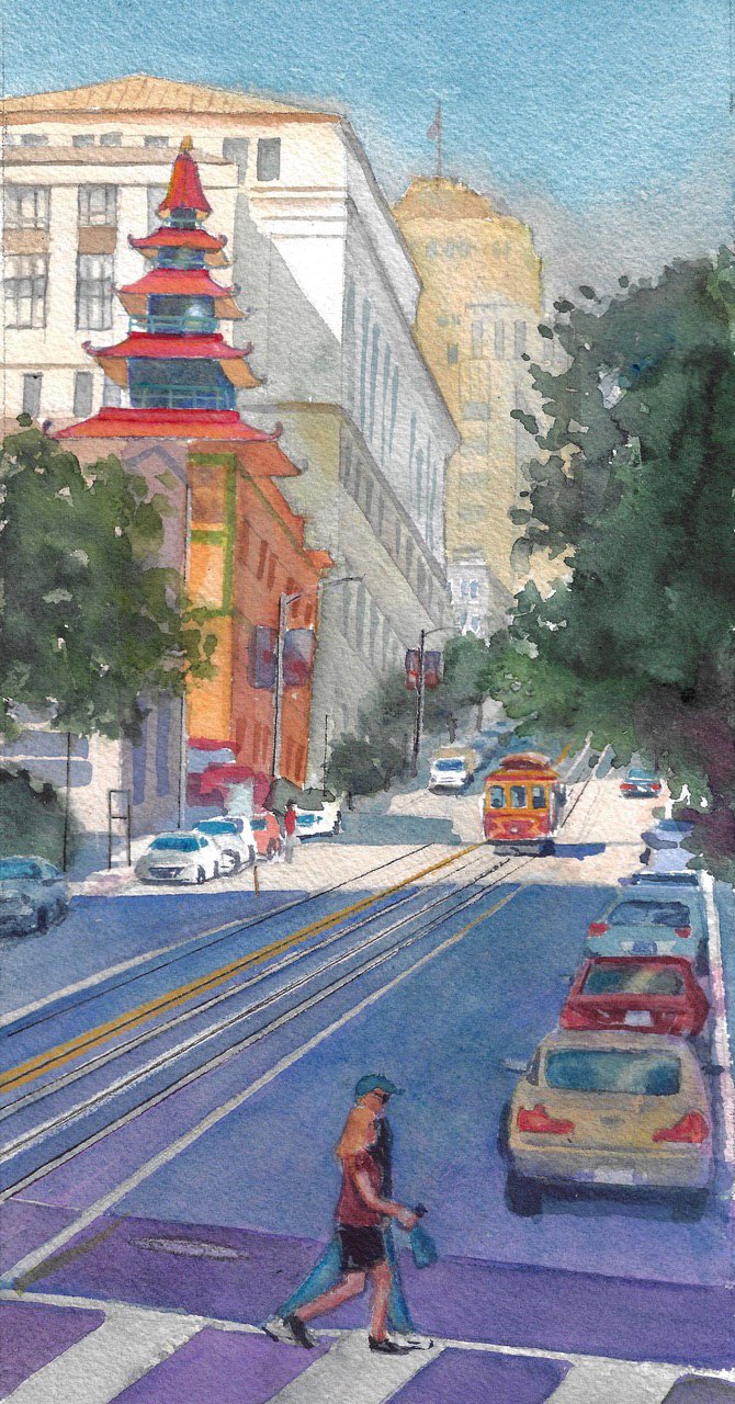 California and Kearny by Caroline McClintic