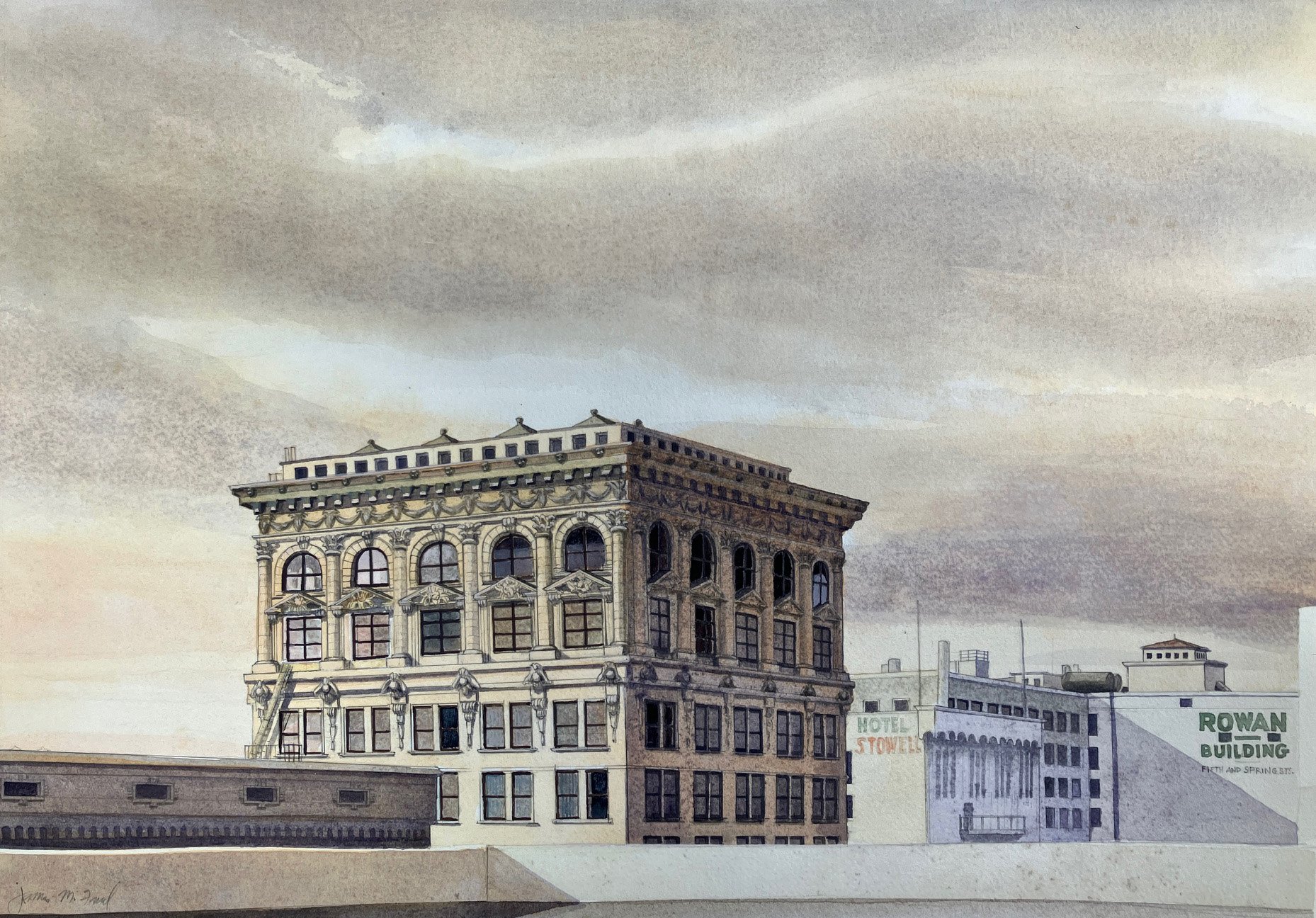 Continental Bldg., 4th & Spring Street, LA by James Freed