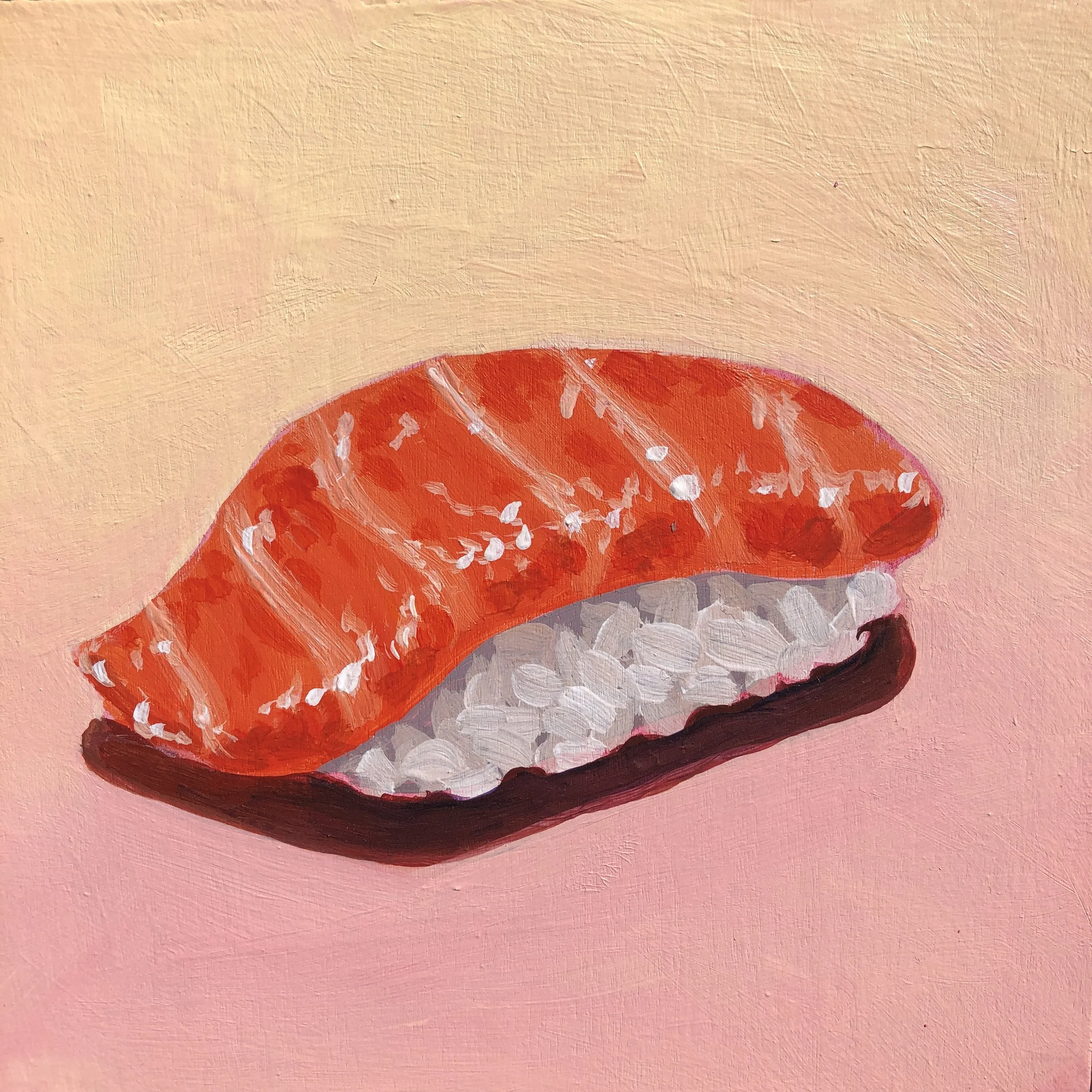 Salmon Nigiri by James Mertke