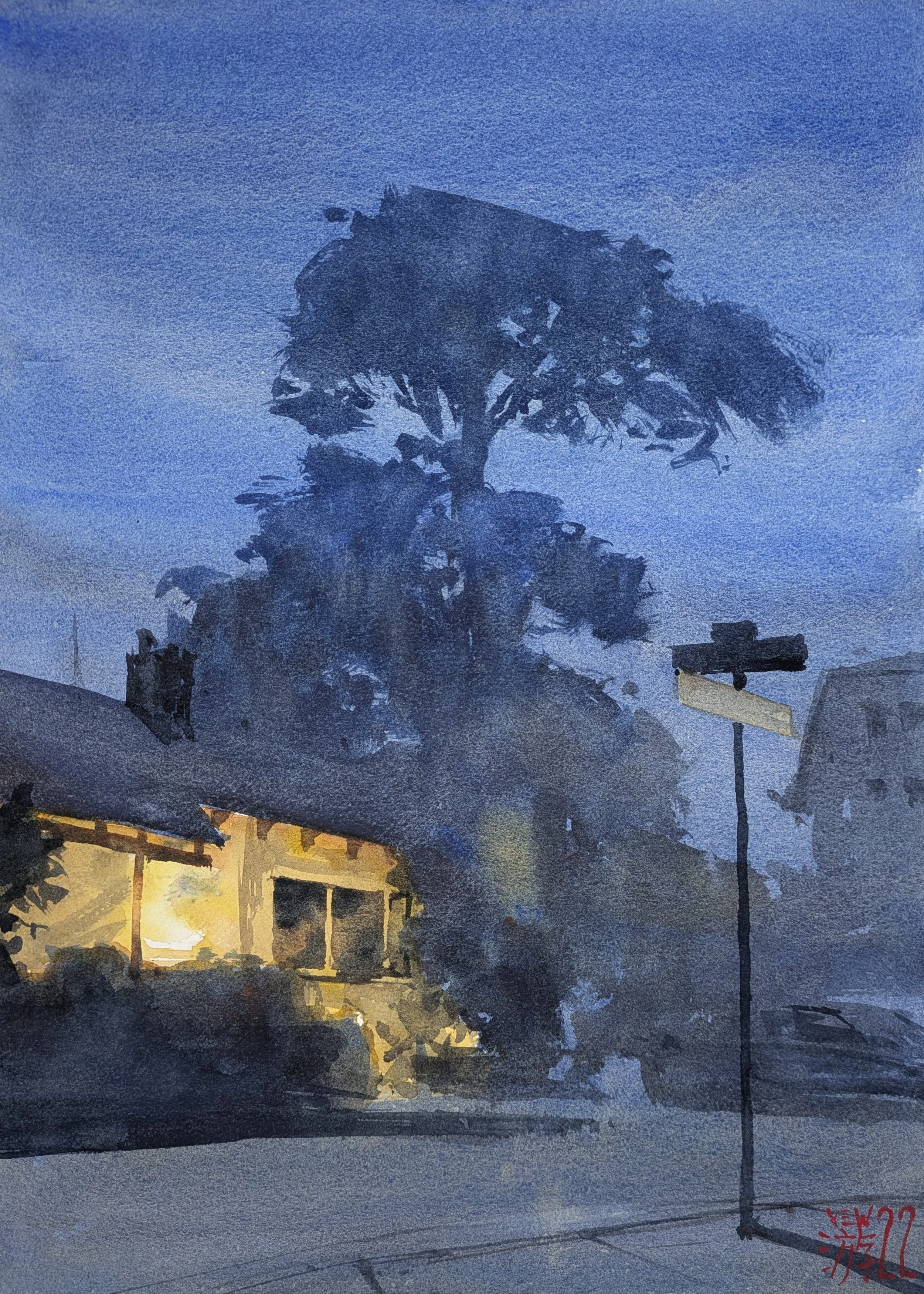 Night Porch by Anselm Yew