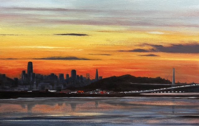 San Francisco Sunset by Gil Sambrano