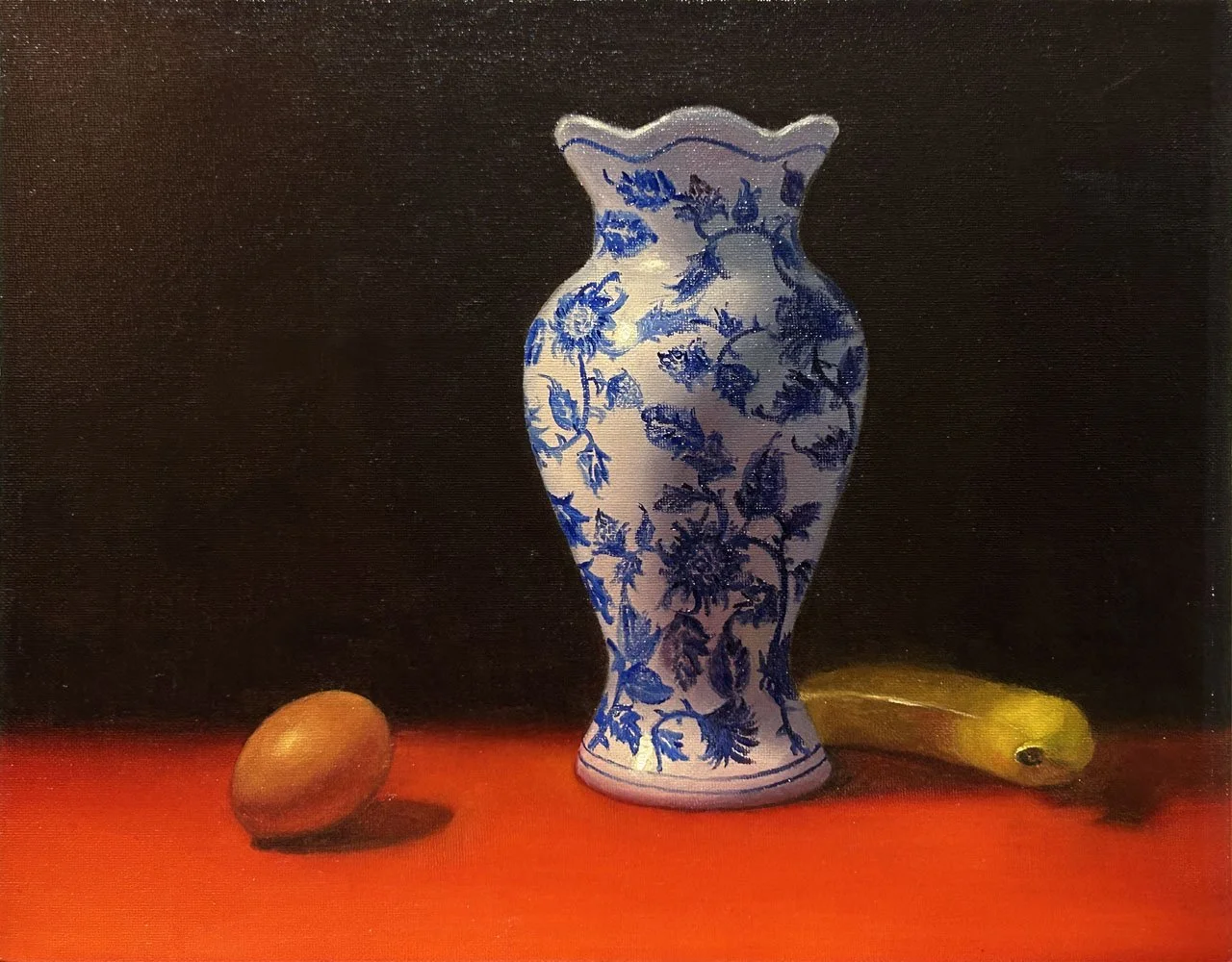 Banana, Egg and Vase by Christina Yick