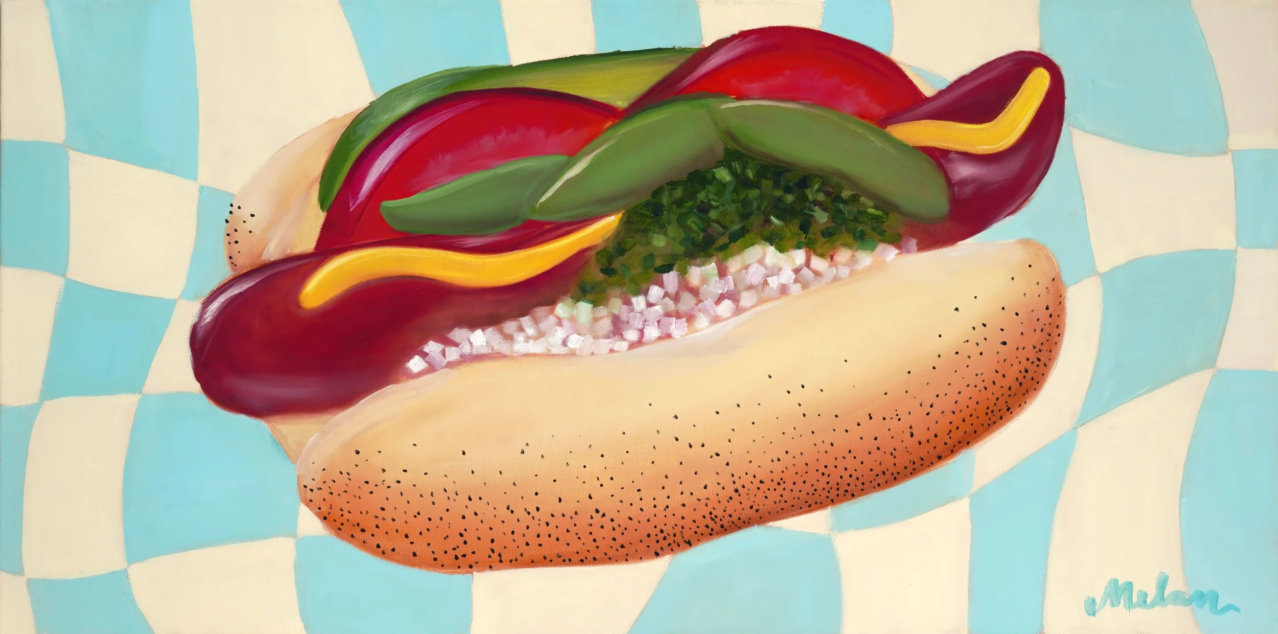 Chicago Hot Dog by Melan Allen