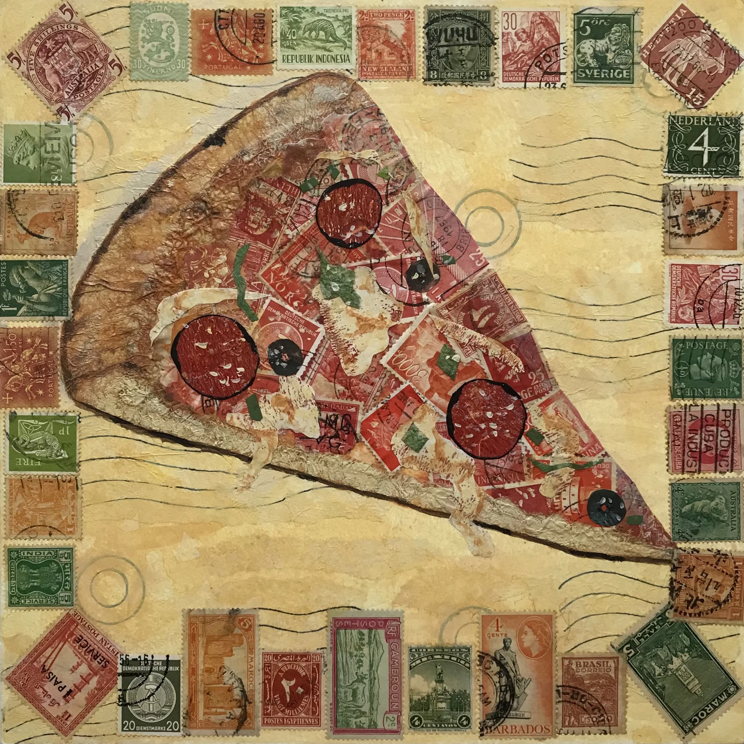 Pepperoni & Postage by Rosemary Mans