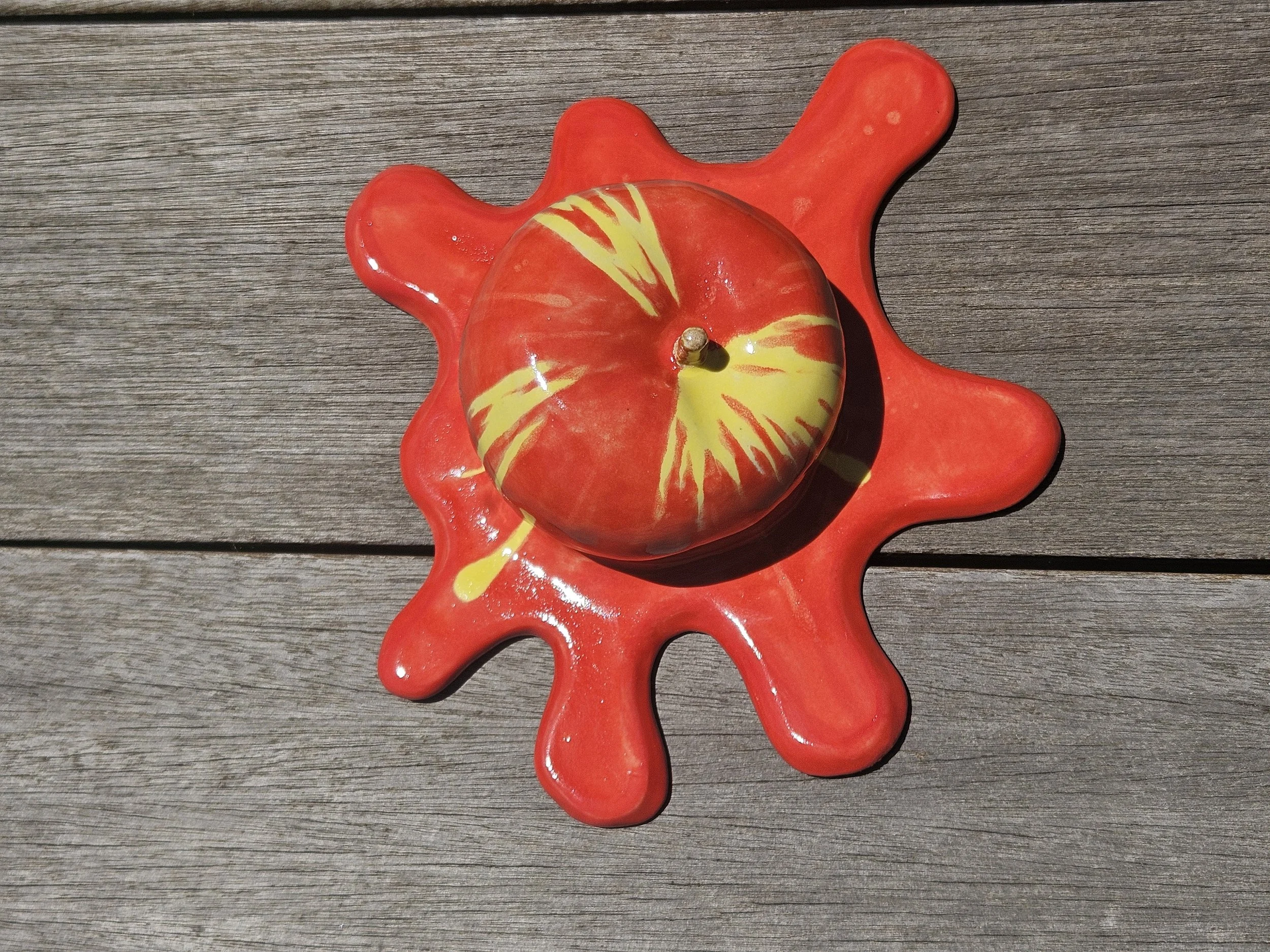 Apple Splat no. 1 by Sookyeun Lim