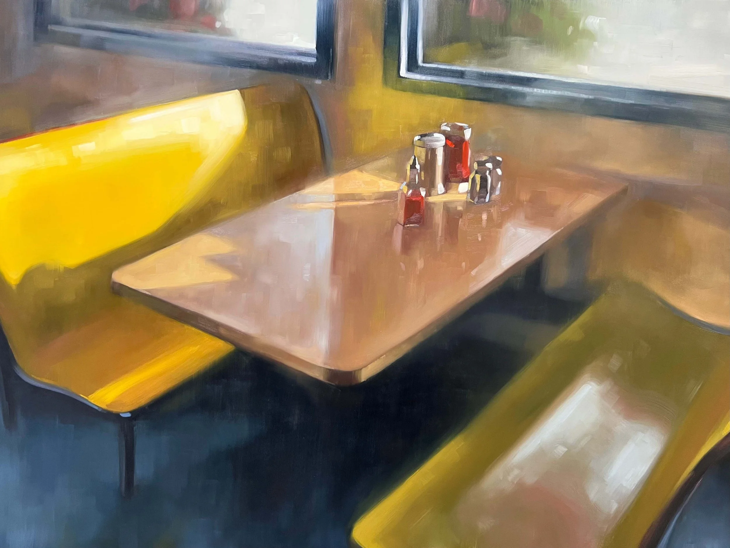 Yellow Booth (After Register) by Christina Kent
