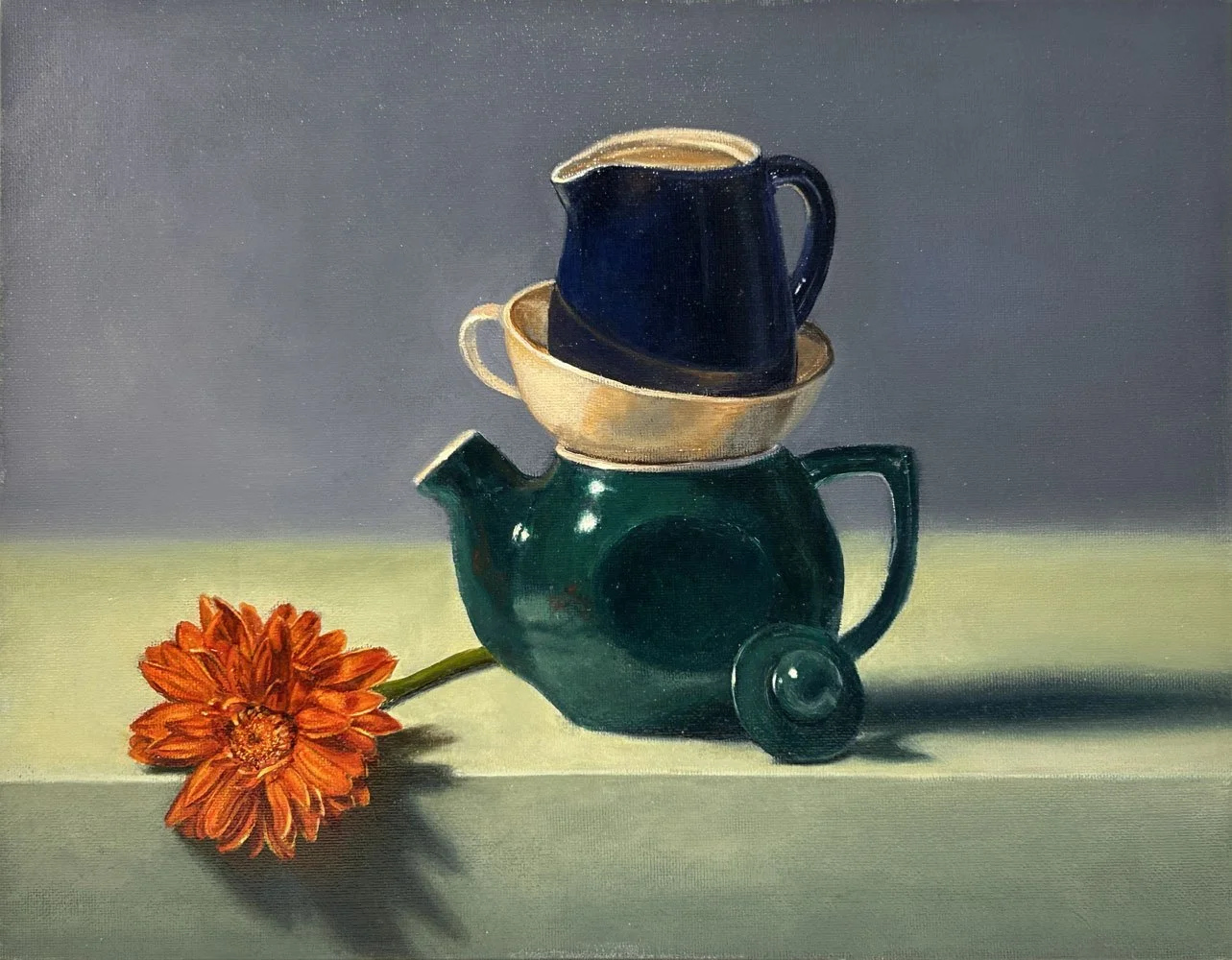 Flower and Tea by Christina Yick