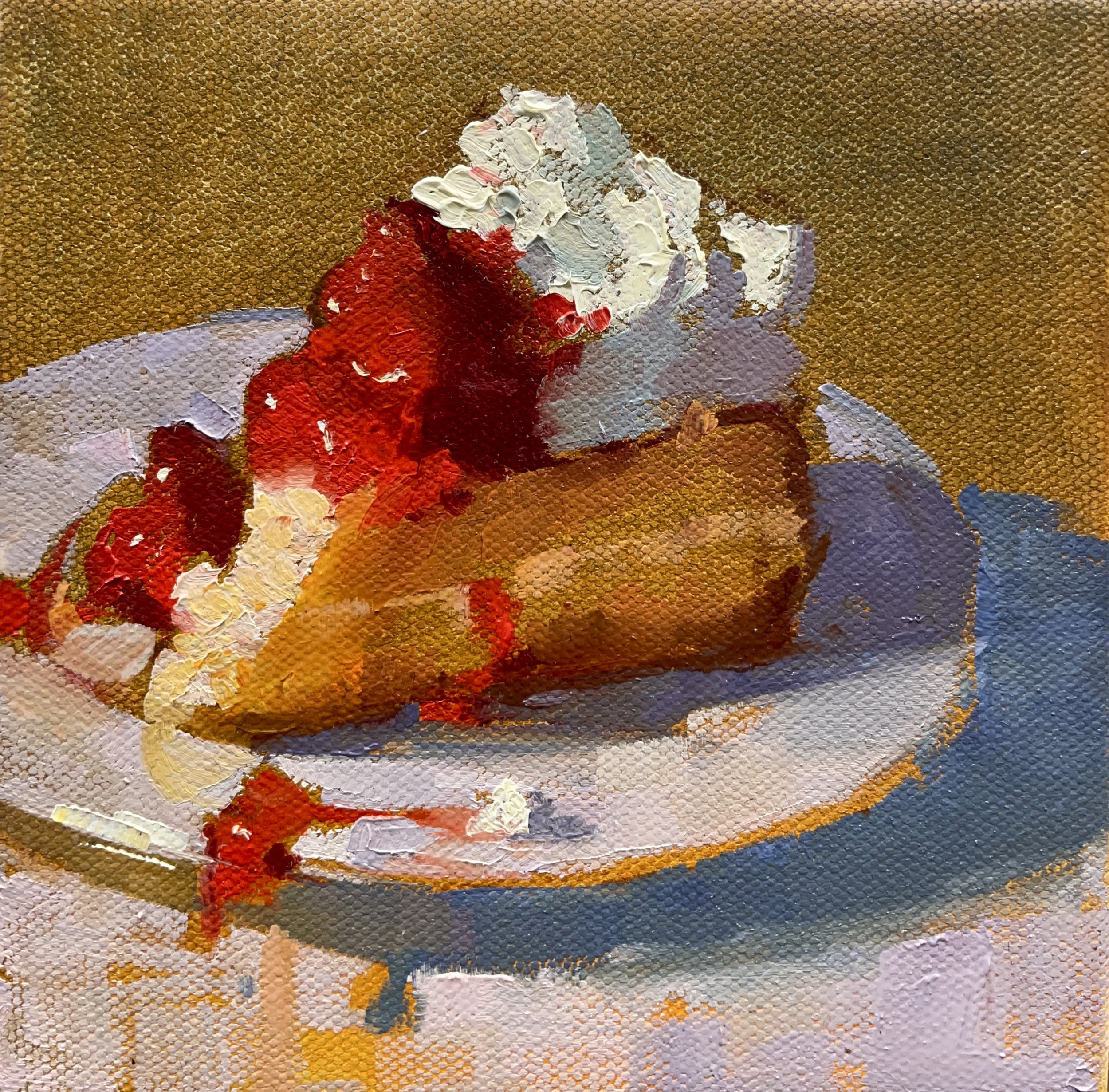 Strawberry Shortcake Slice 2 by Carol Tarzier