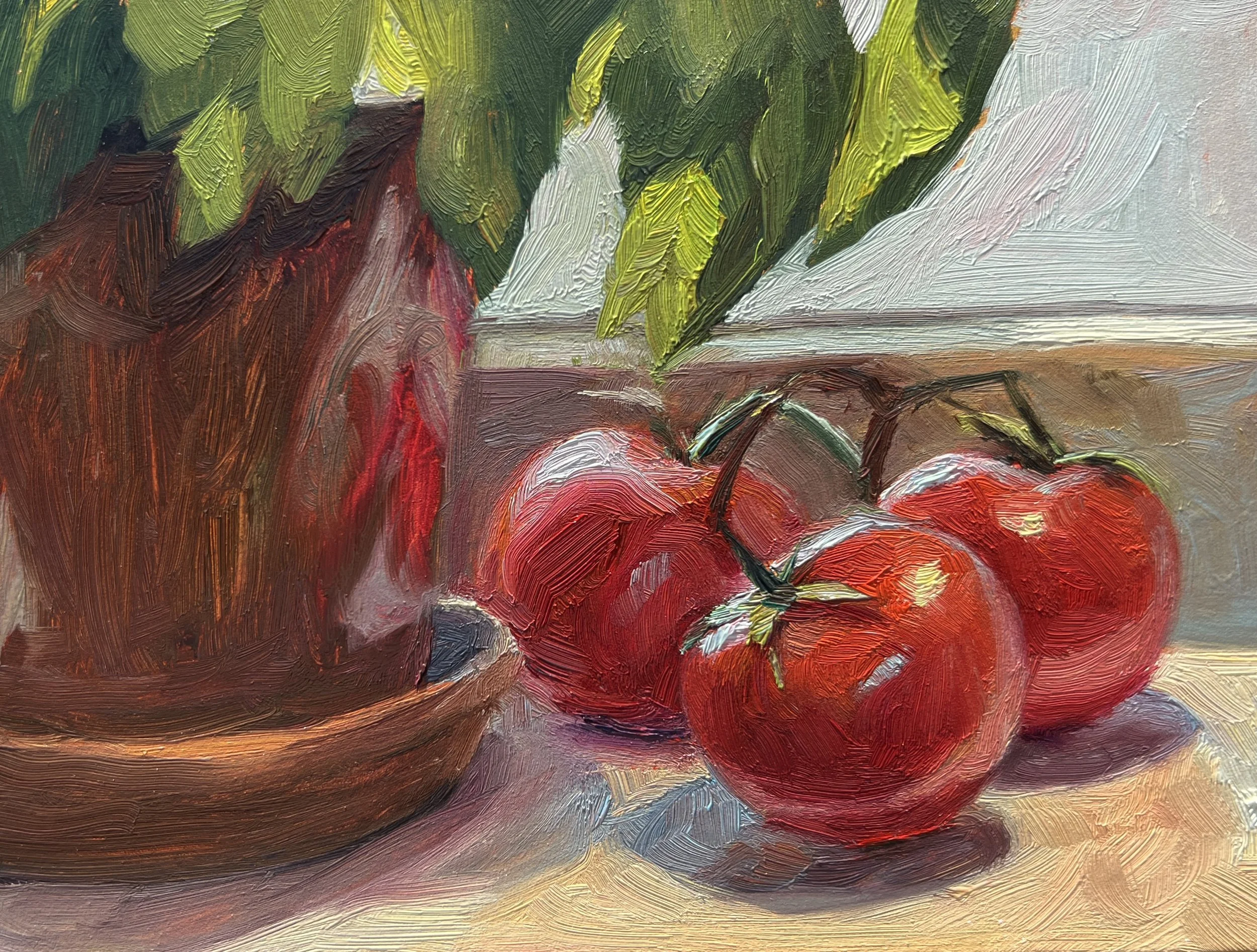 Windowsill Tomatoes by Heather Martin