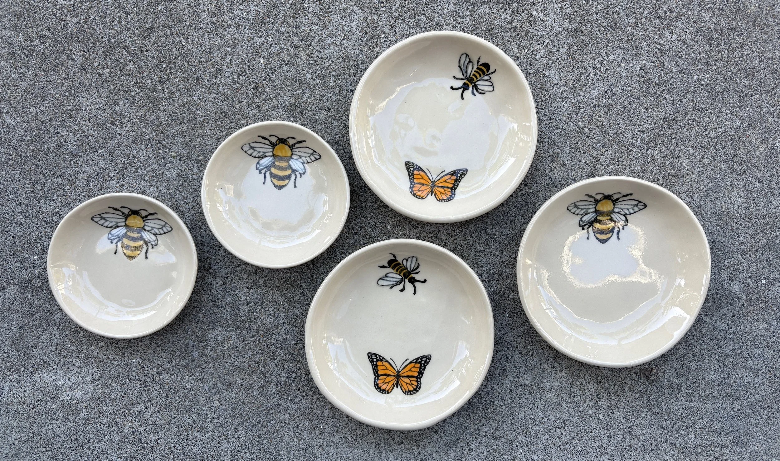 Bee Bowls by Lorna Newlin