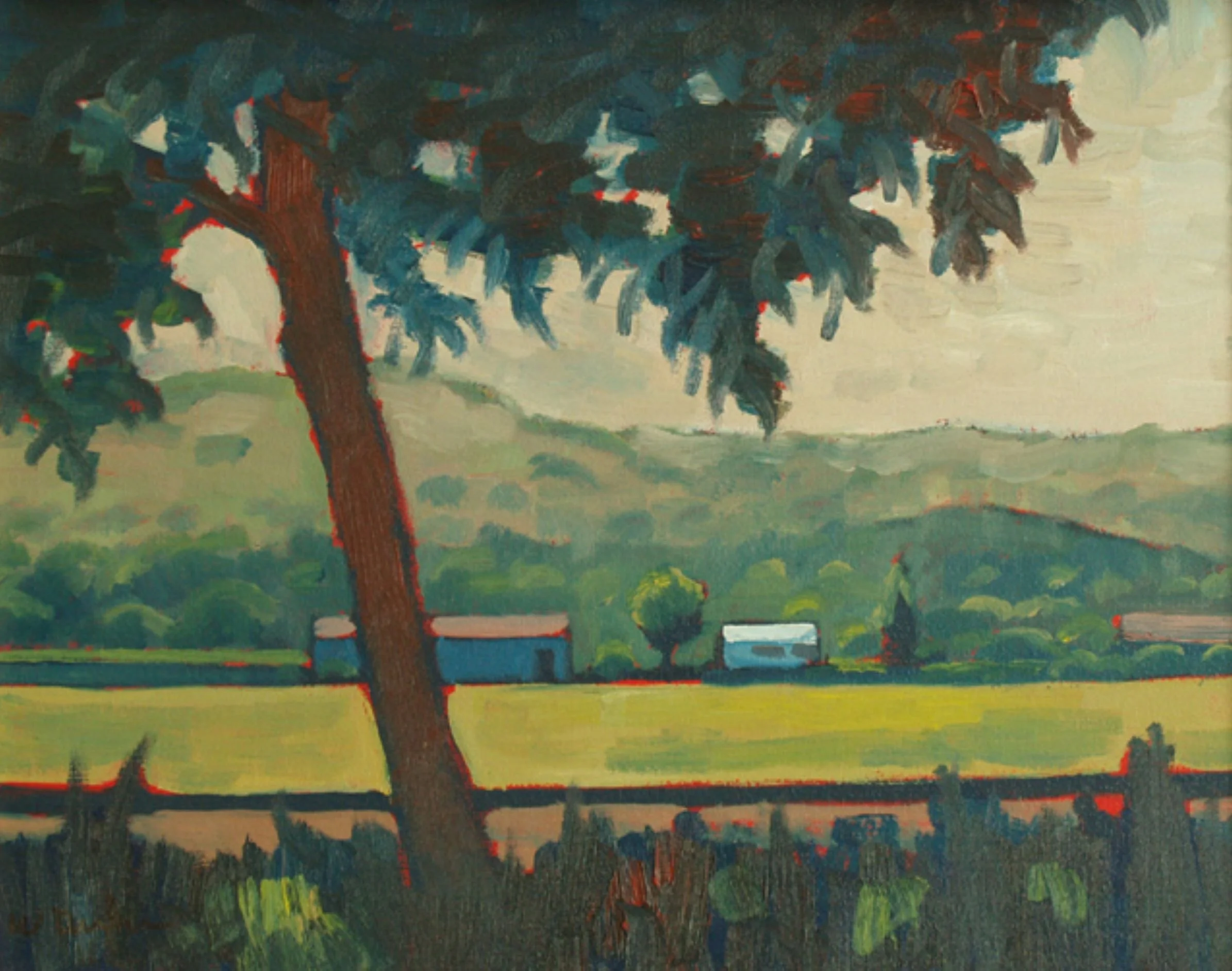 Beyond the Tracks, Napa by Warren Dreher