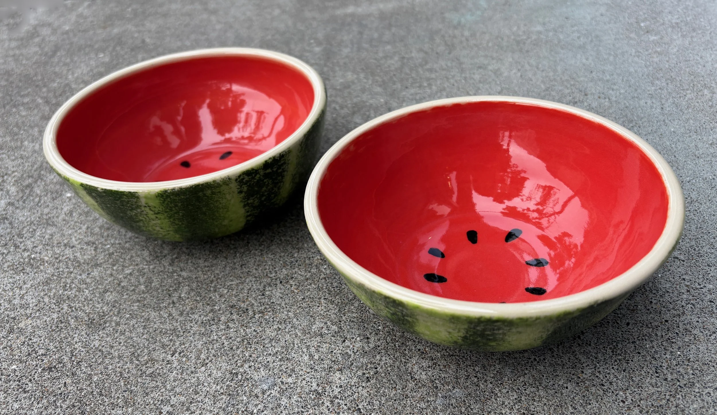 Watermelon Bowls by Lorna Newlin