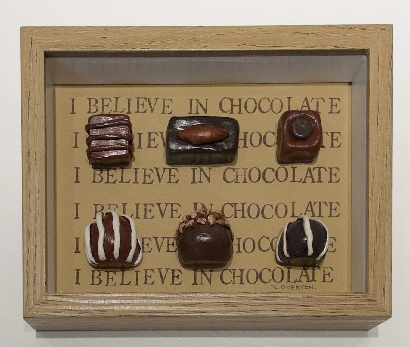 I Believe in Chocolate 1 by Nancy Overton