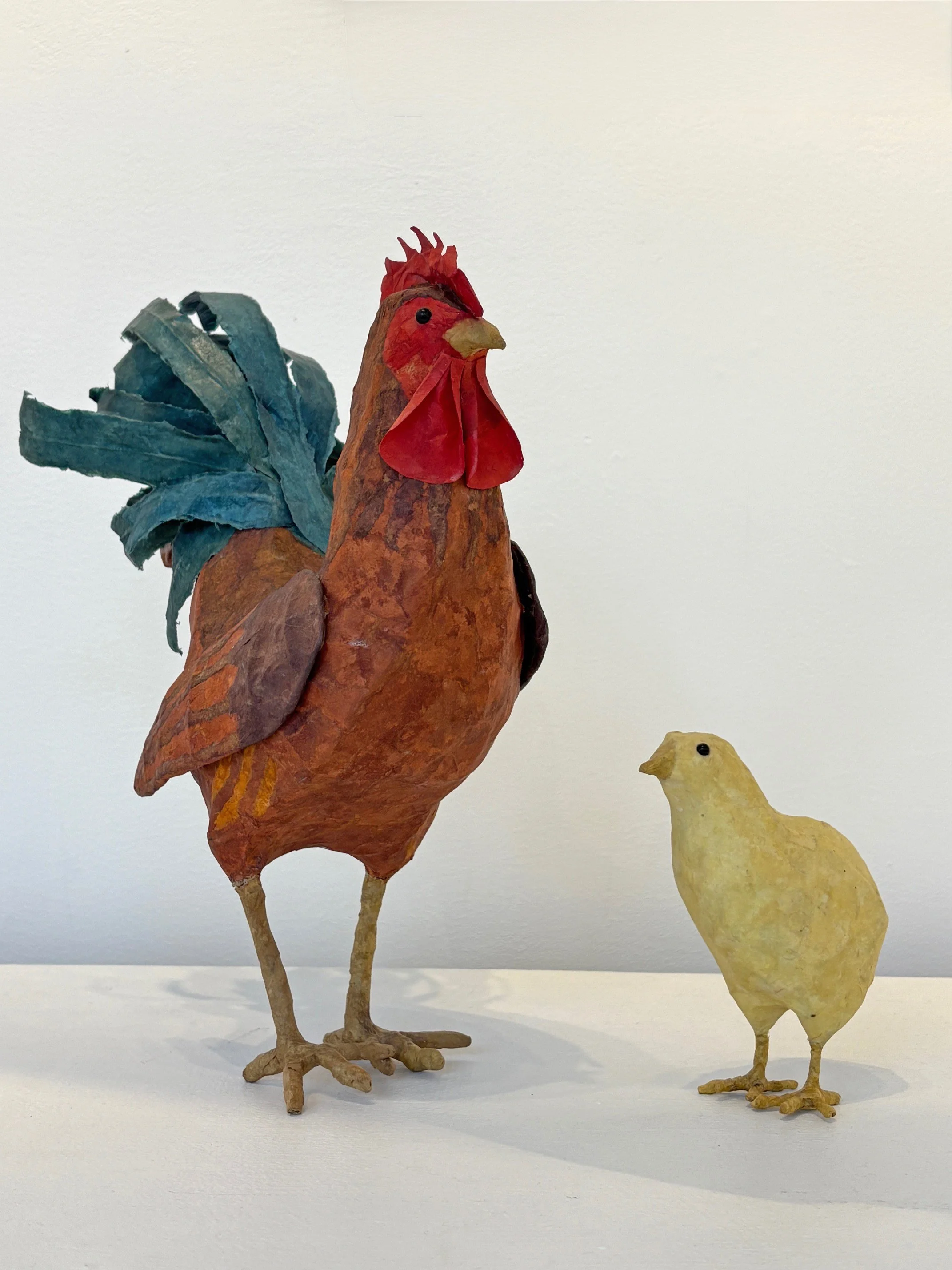 Rooster and Chick by Nancy Overton