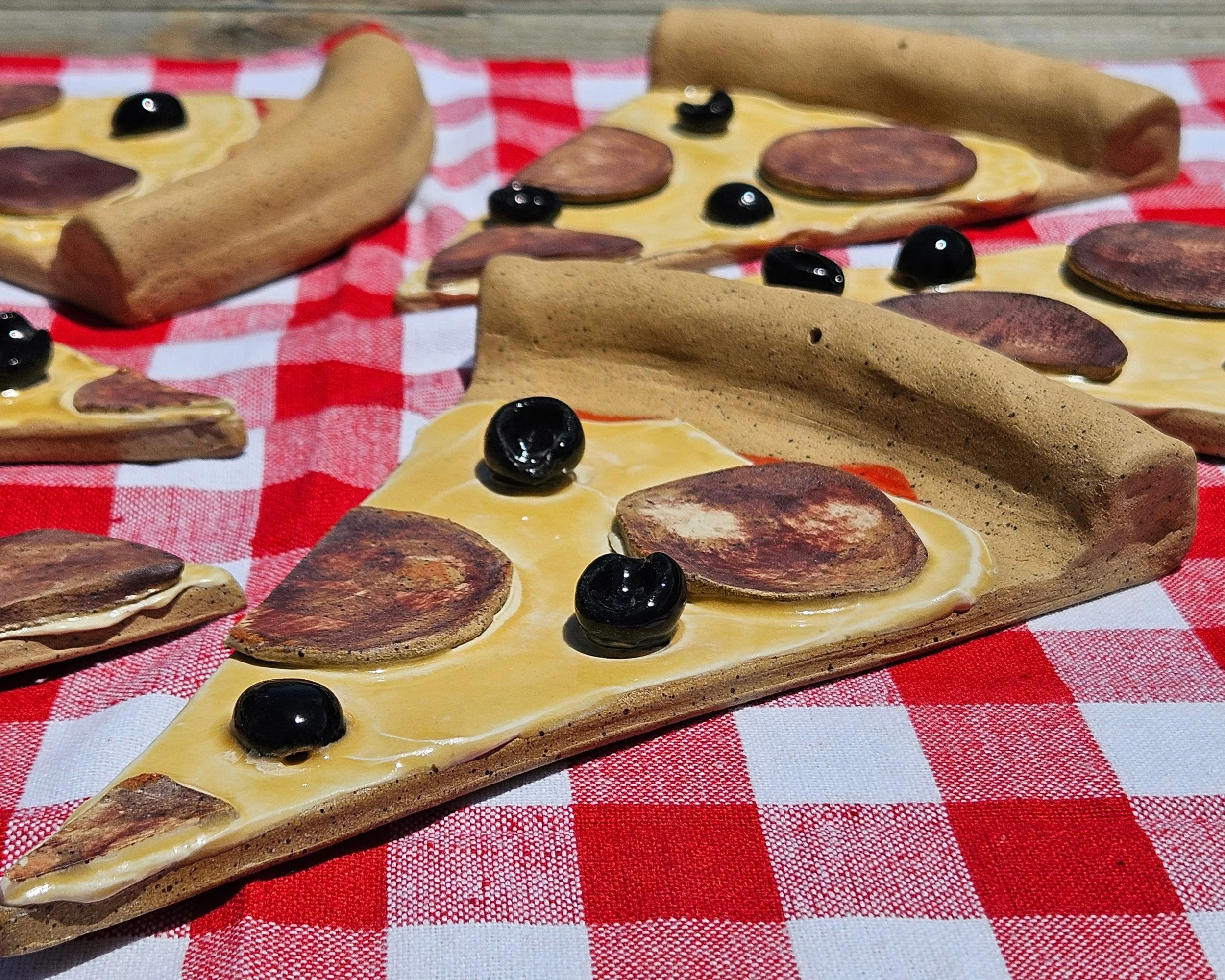 Pizza Slice Incense Holder by Sookyeun Lim