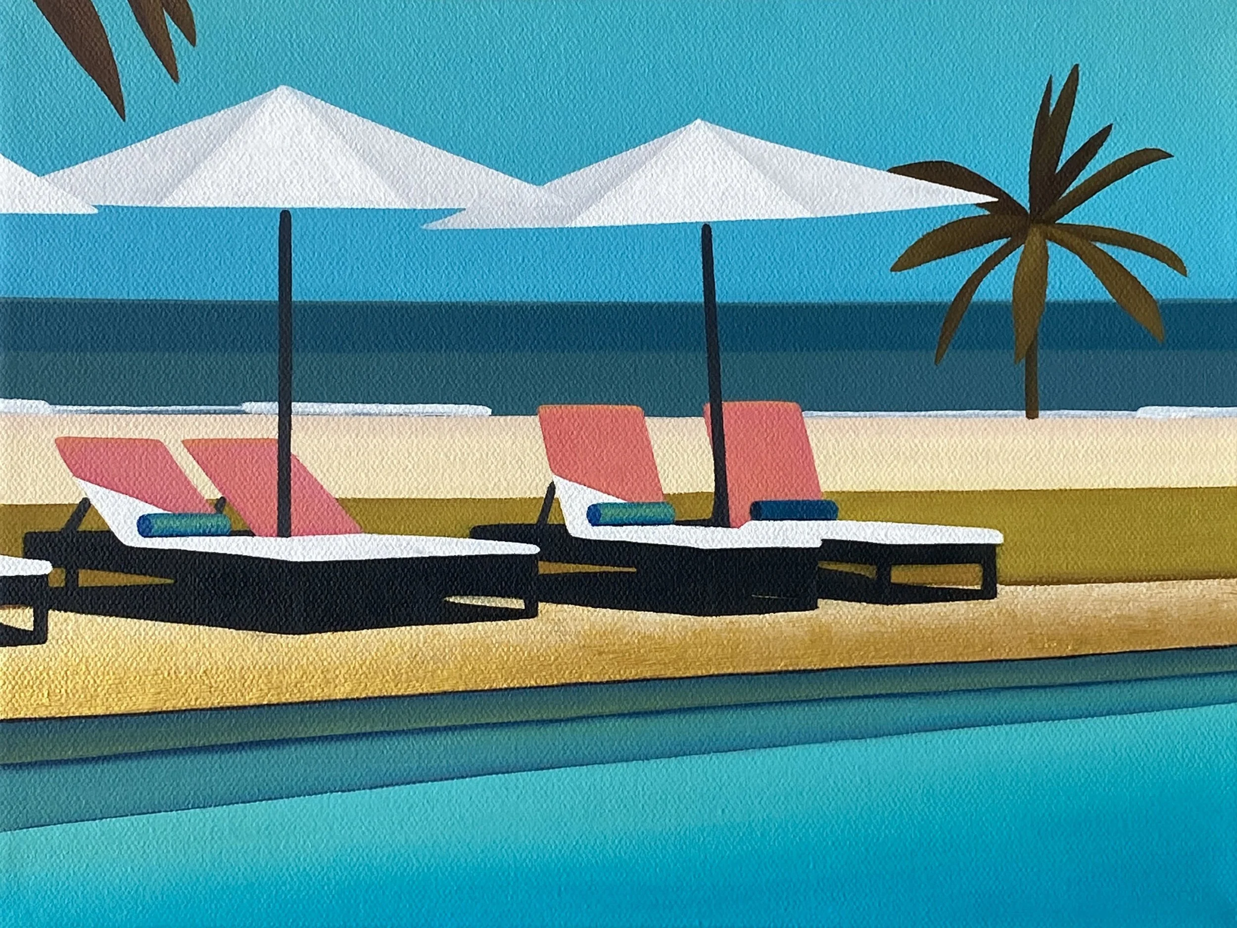 Poolside Gold 1 by Ji Young Yoon
