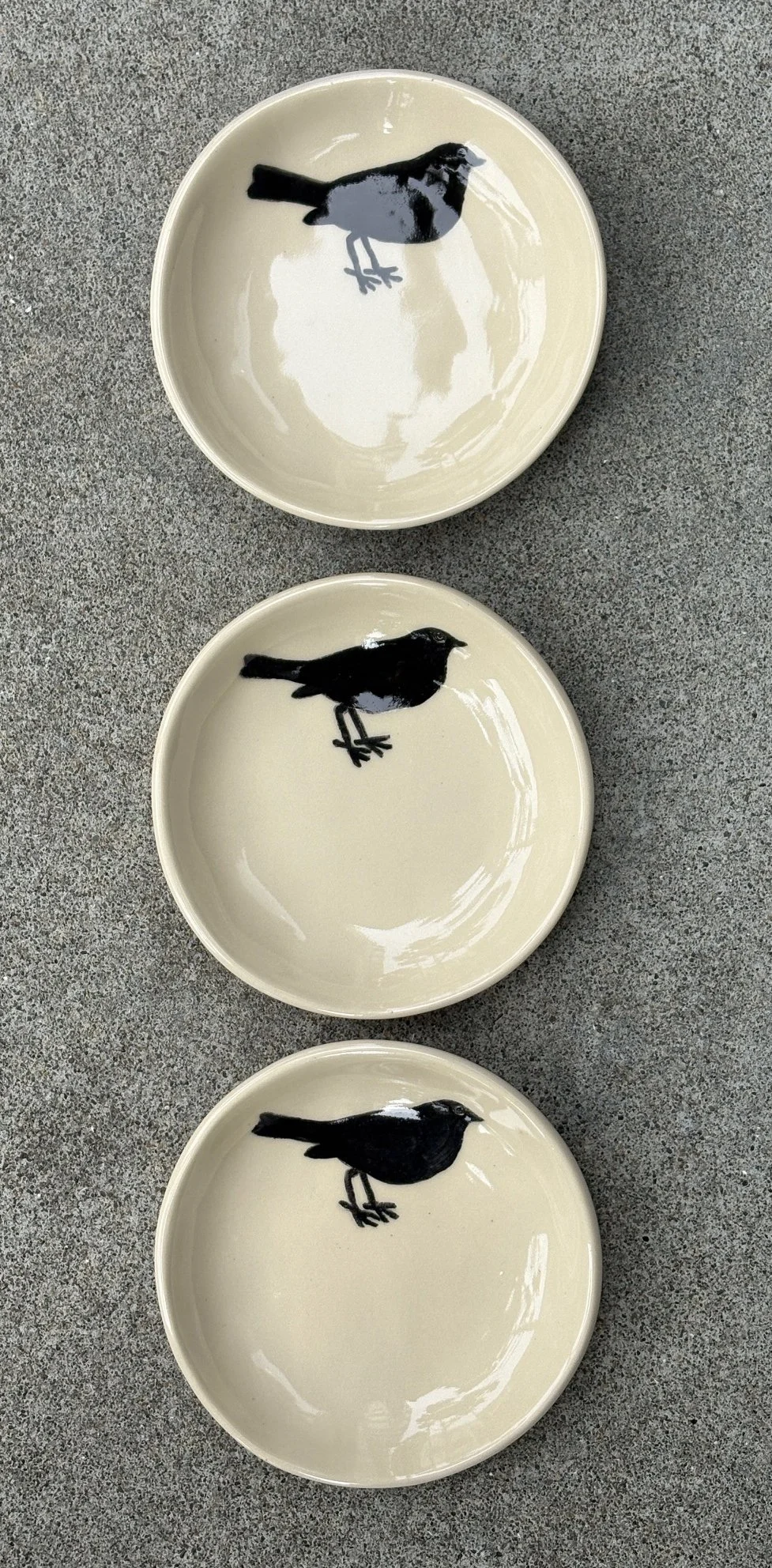 Small Crow Bowls by Lorna Newlin