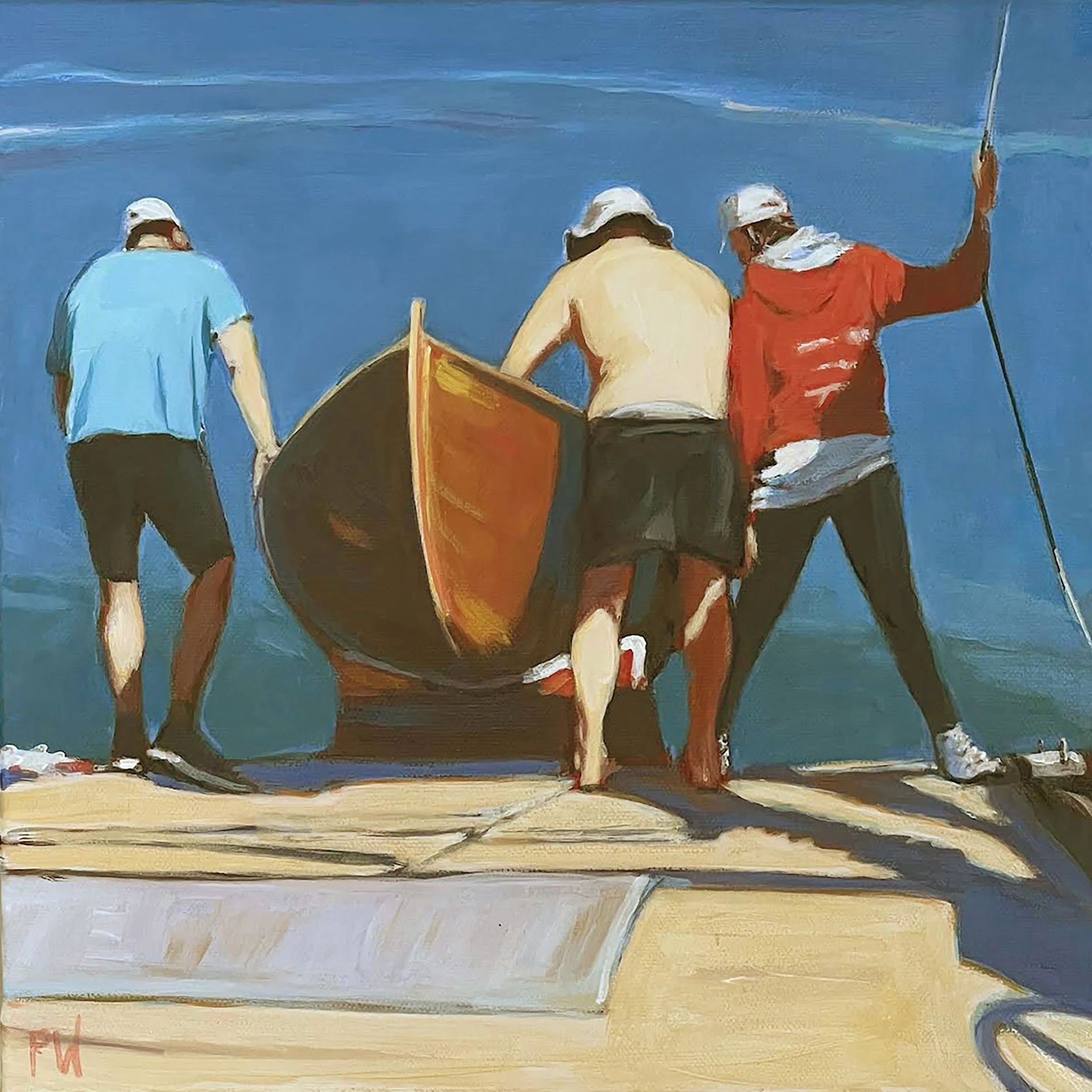 South End Rowers by Patrice Wachs
