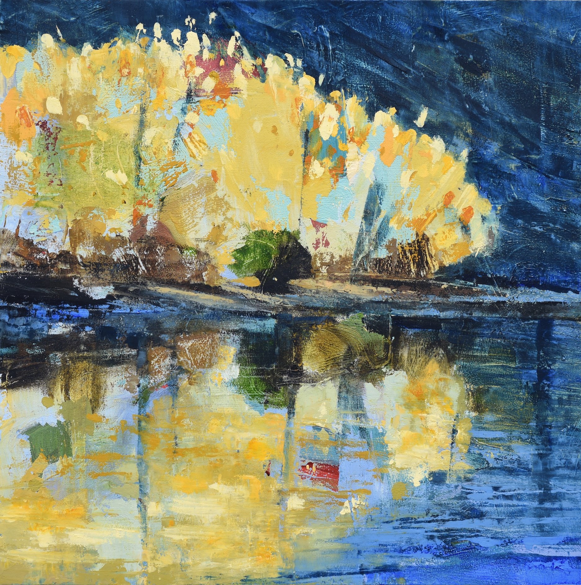 Yellow Lake by Kanna Aoki