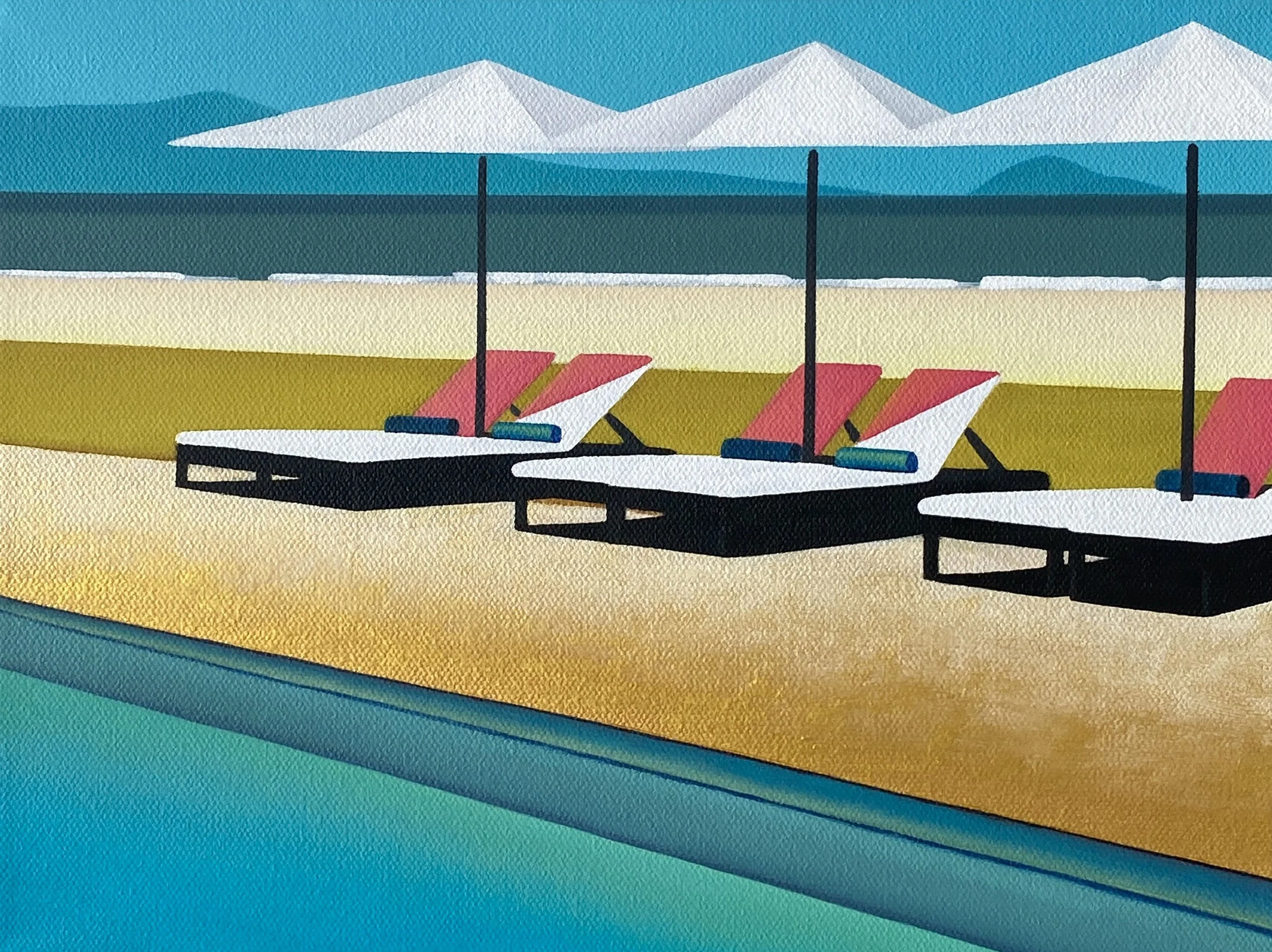 Poolside Gold 2 by Ji Young Yoon