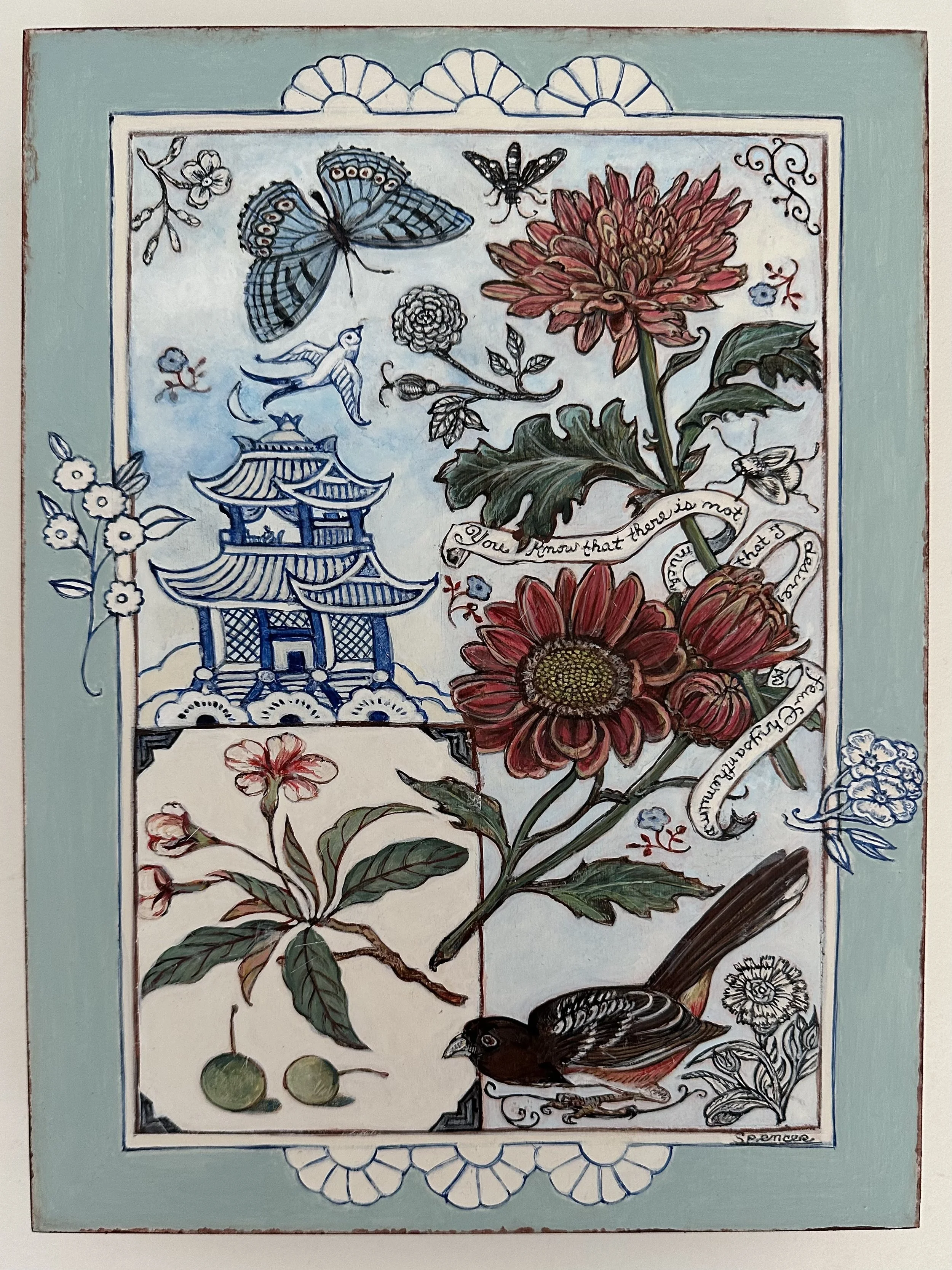 Chrysanthemums by Marnie Spencer