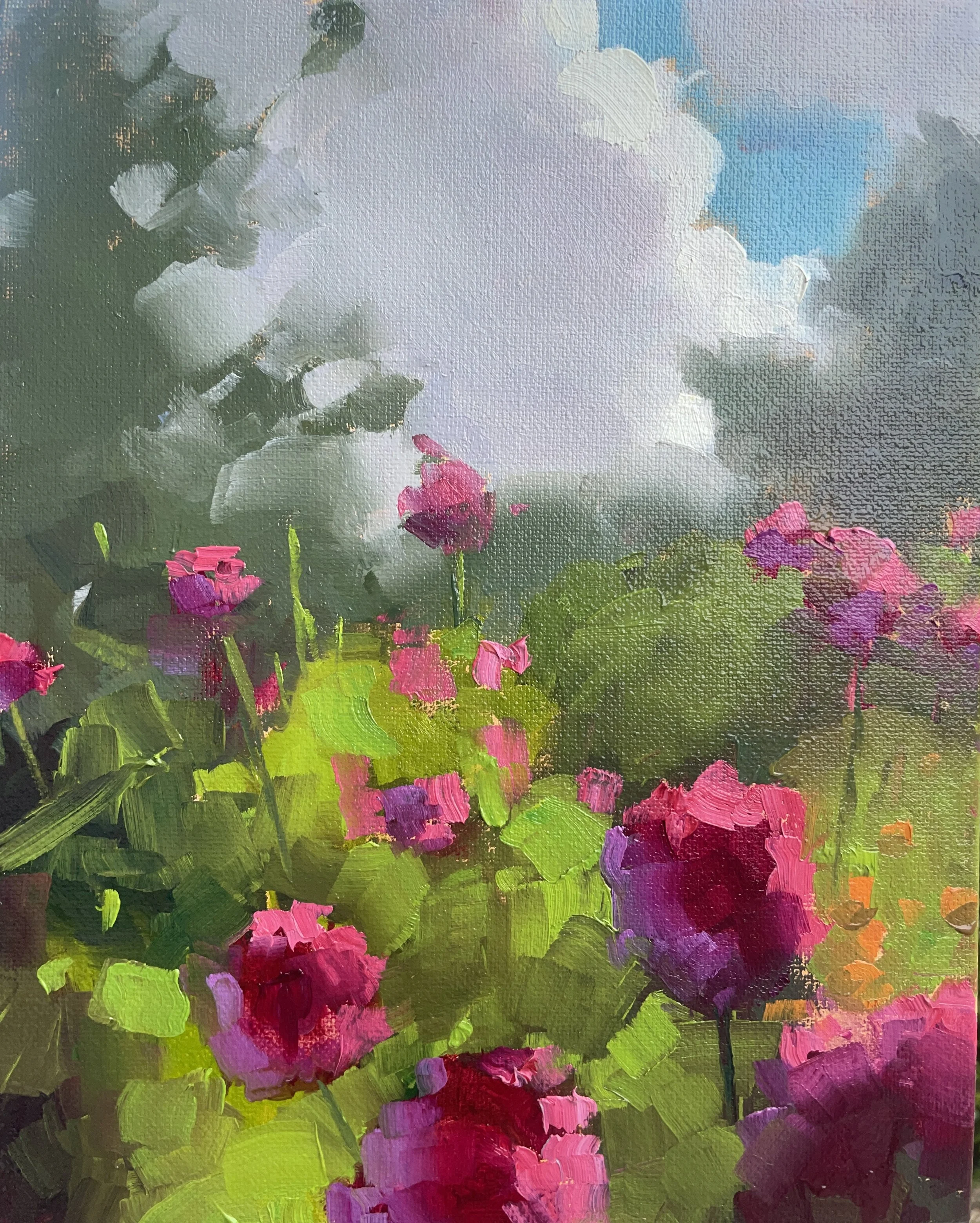 Jordan's Dahlias by Carol Tarzier