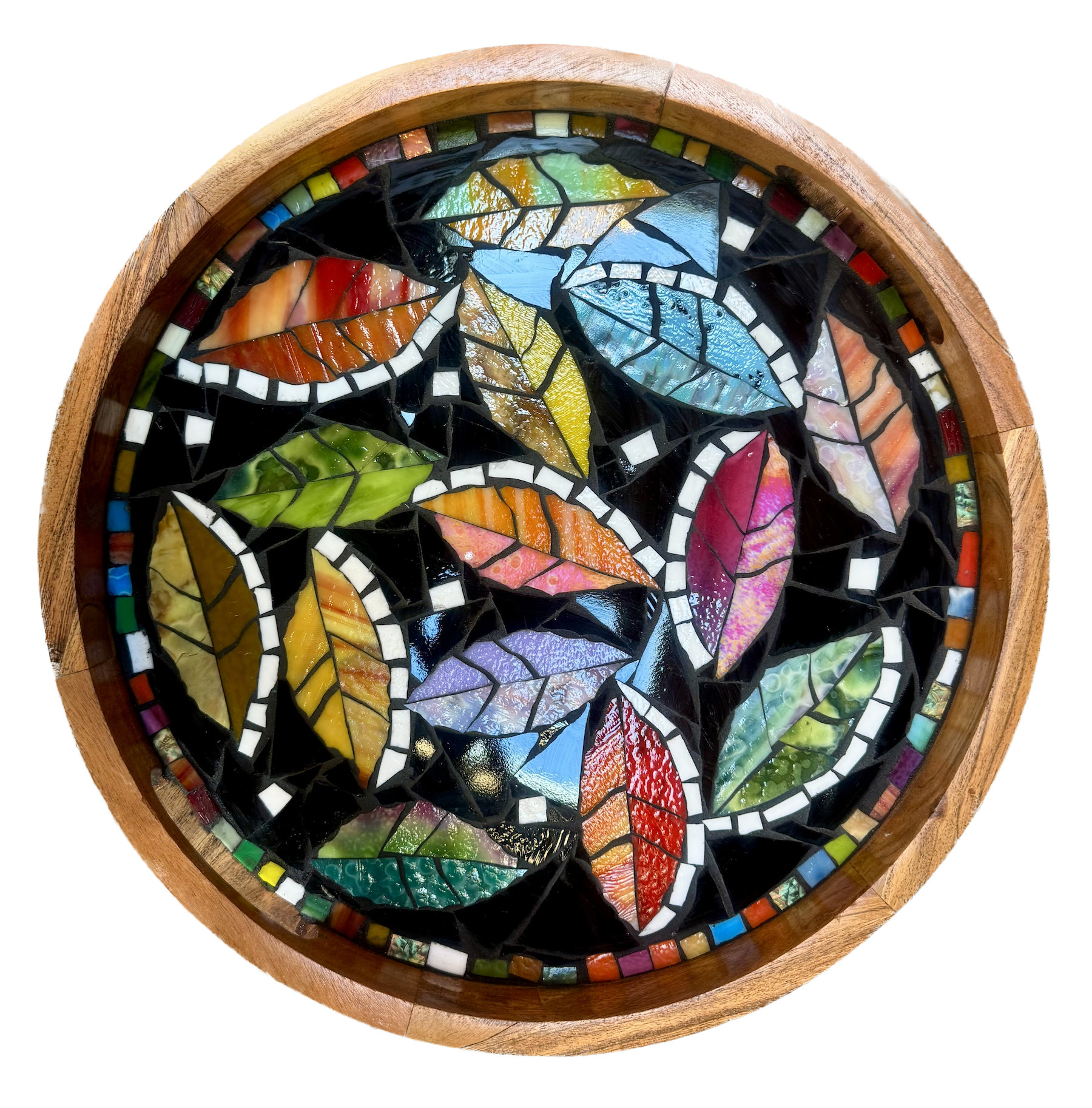 Leafy Tray by Judy Rosenfield