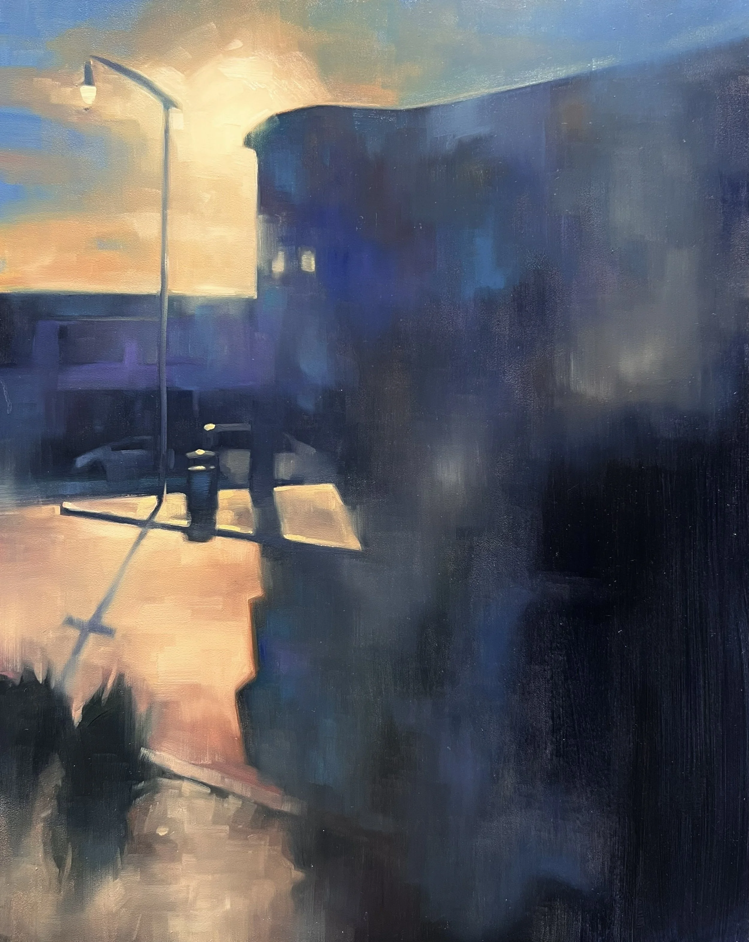 Winter Sun on 3rd St. by Christina Kent