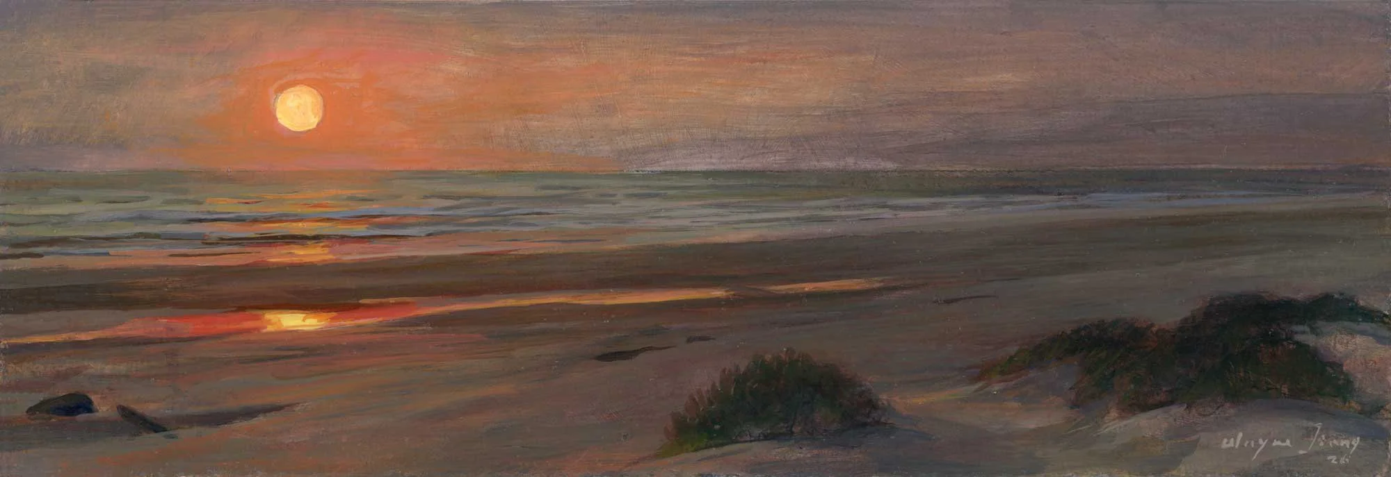 Sunset Beach by Wayne Jiang