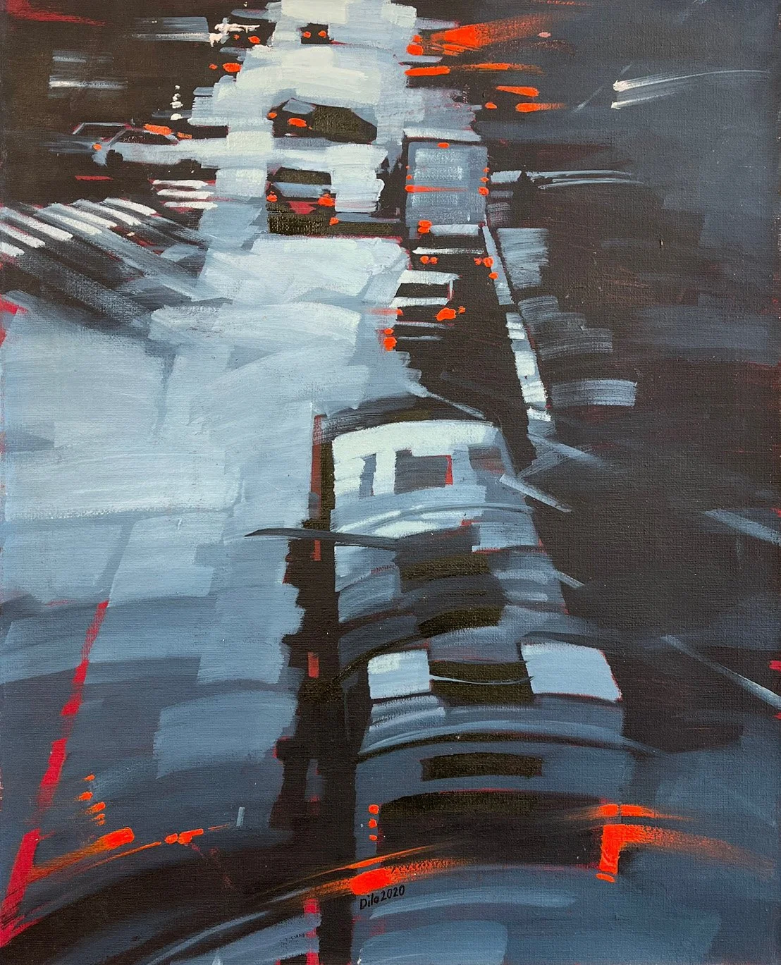 Abstract Traffic by Dilshad Aldoskani